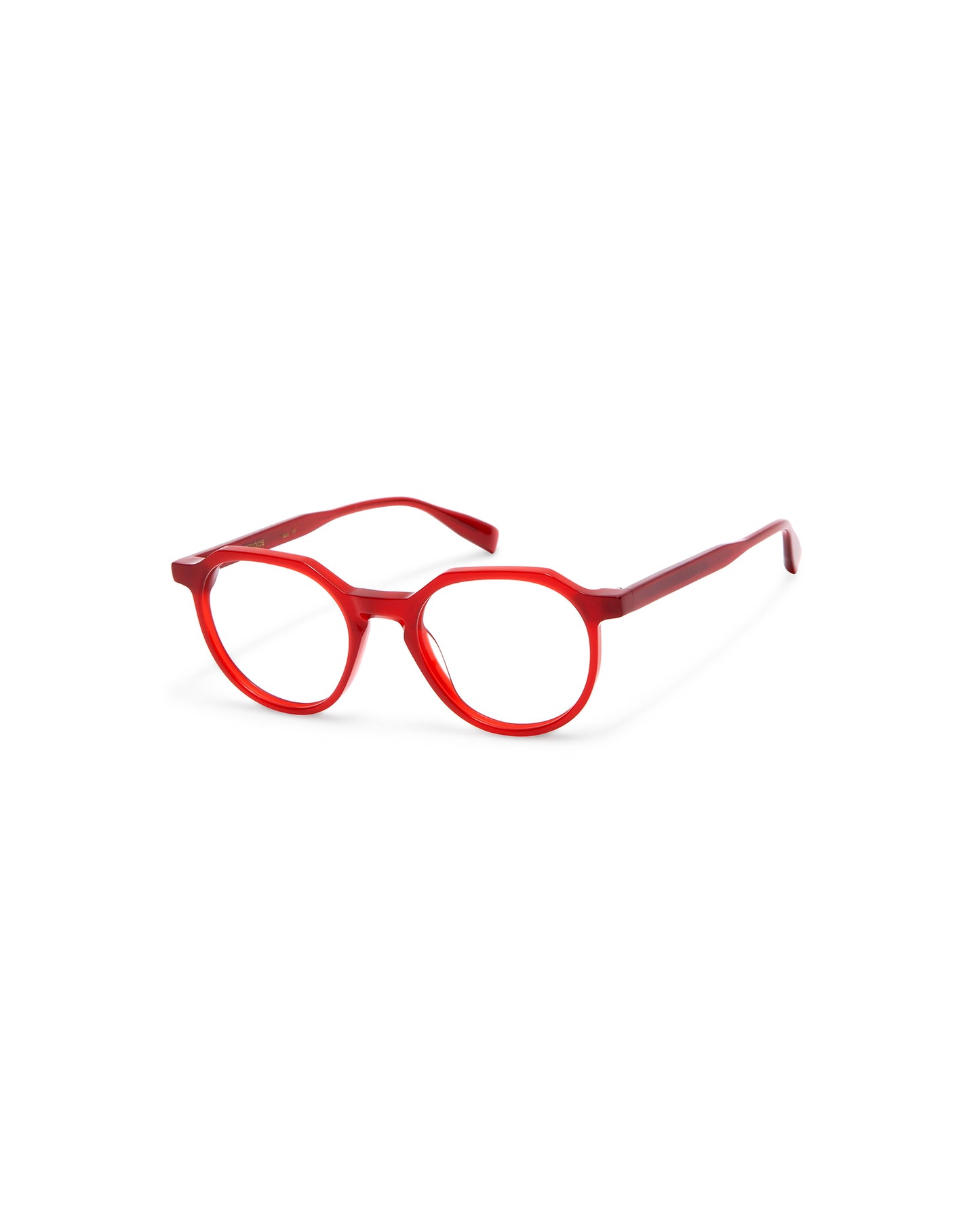 EDAM: Redondas Acetato Rojo optical glasses by GIGI STUDIOS 6231