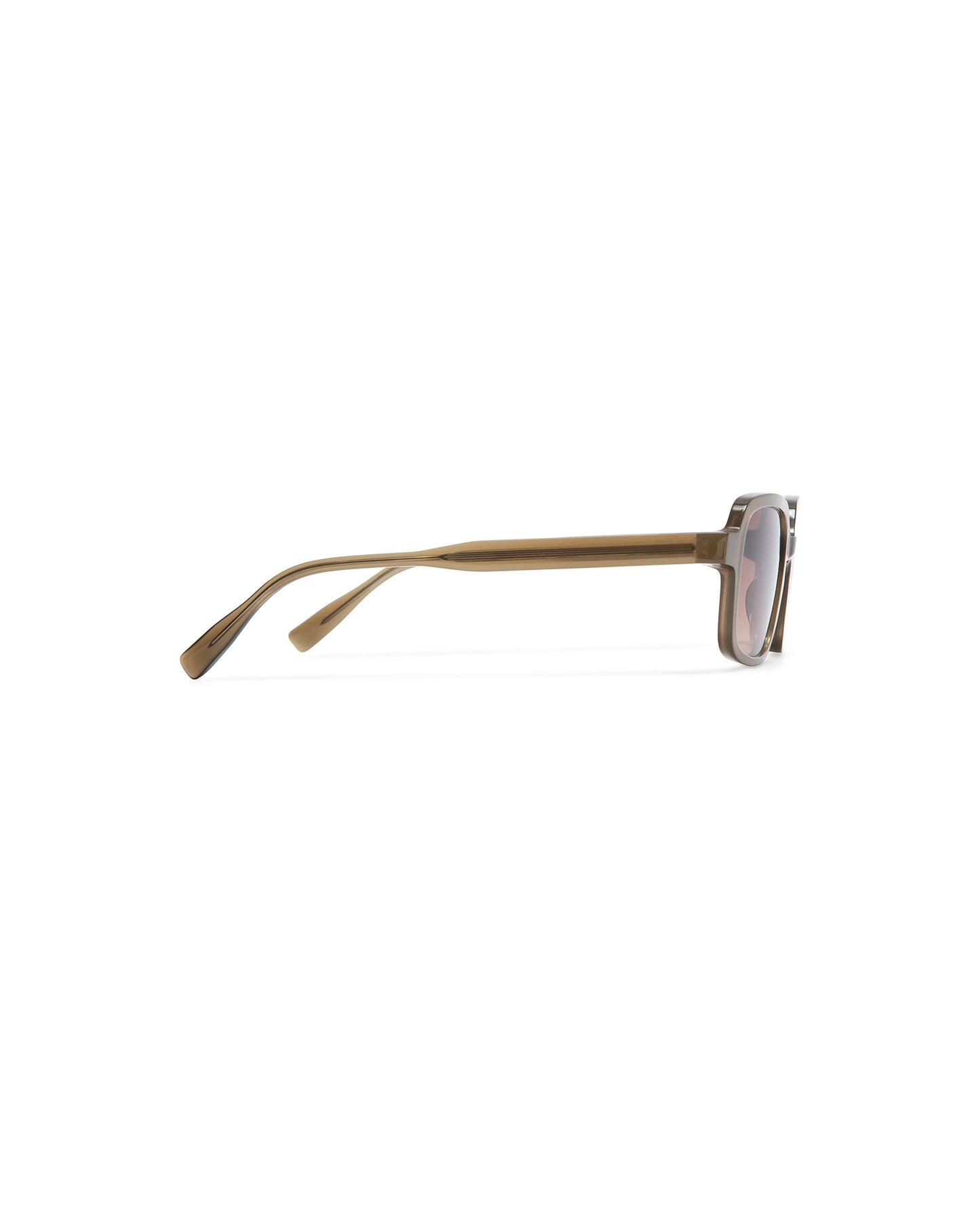 UTRECHT: Rectangular Acetato Verde sunglasses by GIGI STUDIOS 6289