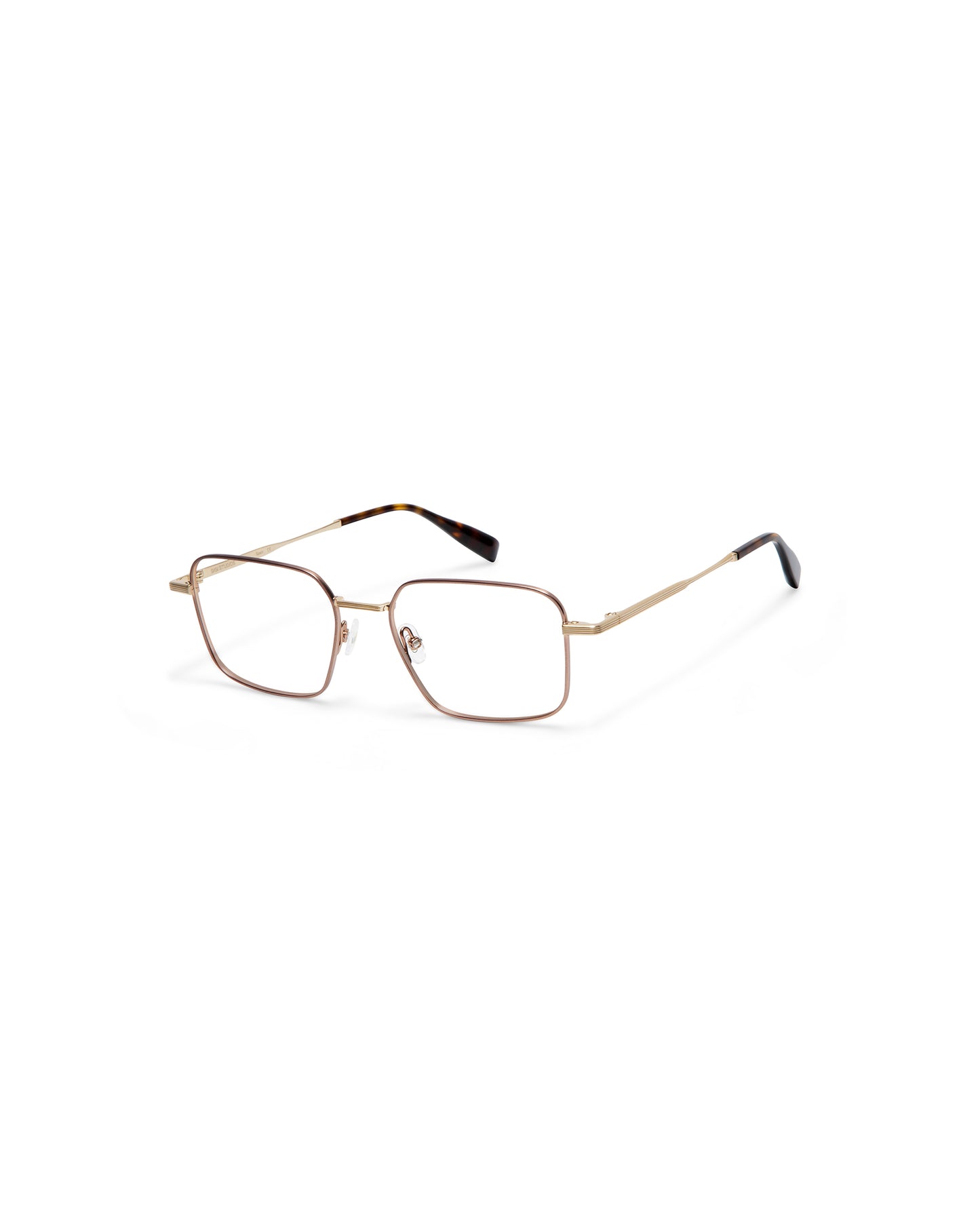 RABAT: Cuadrada Metal Marrón optical glasses by GIGI STUDIOS 6385