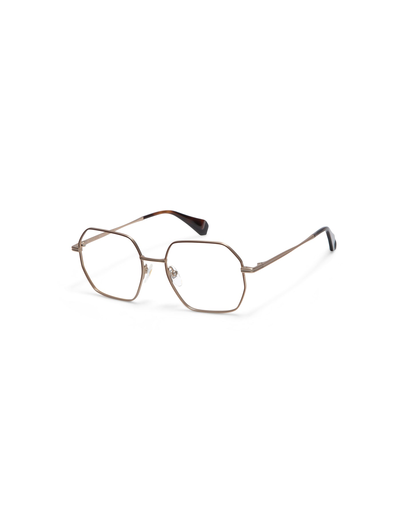 BLAIR : Geométricas Metal Marrón optical glasses by GIGI STUDIOS 6395