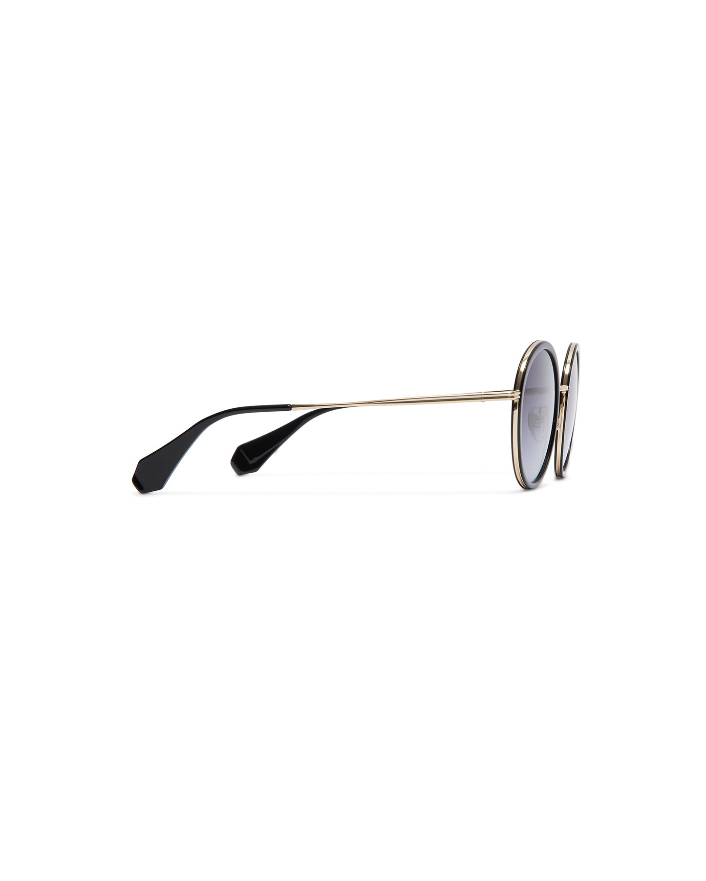 PAIGE : Redondas Acetato-Metal Noir sunglasses by GIGI STUDIOS 5453