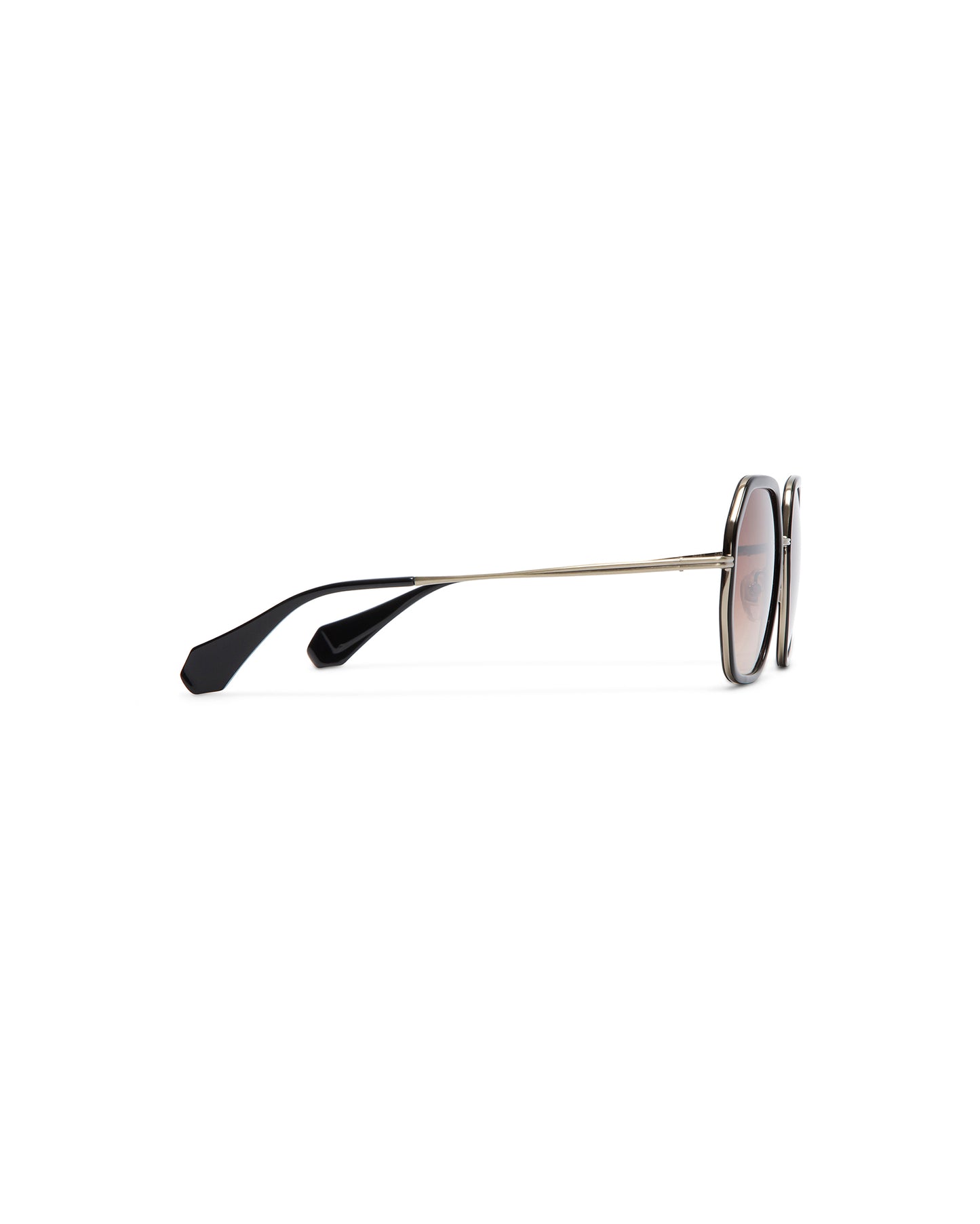 CARMELA: Cuadrada Acetato-Metal Noir sunglasses by GIGI STUDIOS 704