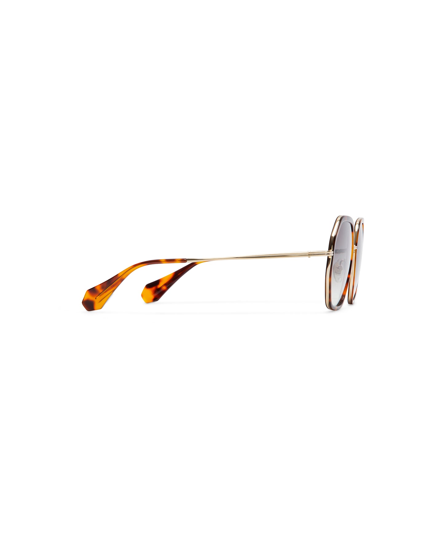 CARMELA: Cuadrada Acetato-Metal Havana sunglasses by GIGI STUDIOS 708