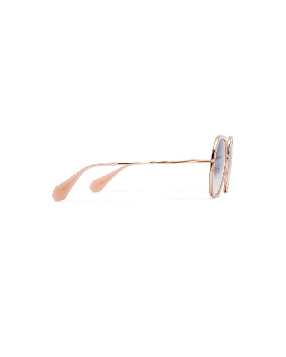 CARMELA: Cuadrada Acetato-Metal Marrón sunglasses by GIGI STUDIOS 714
