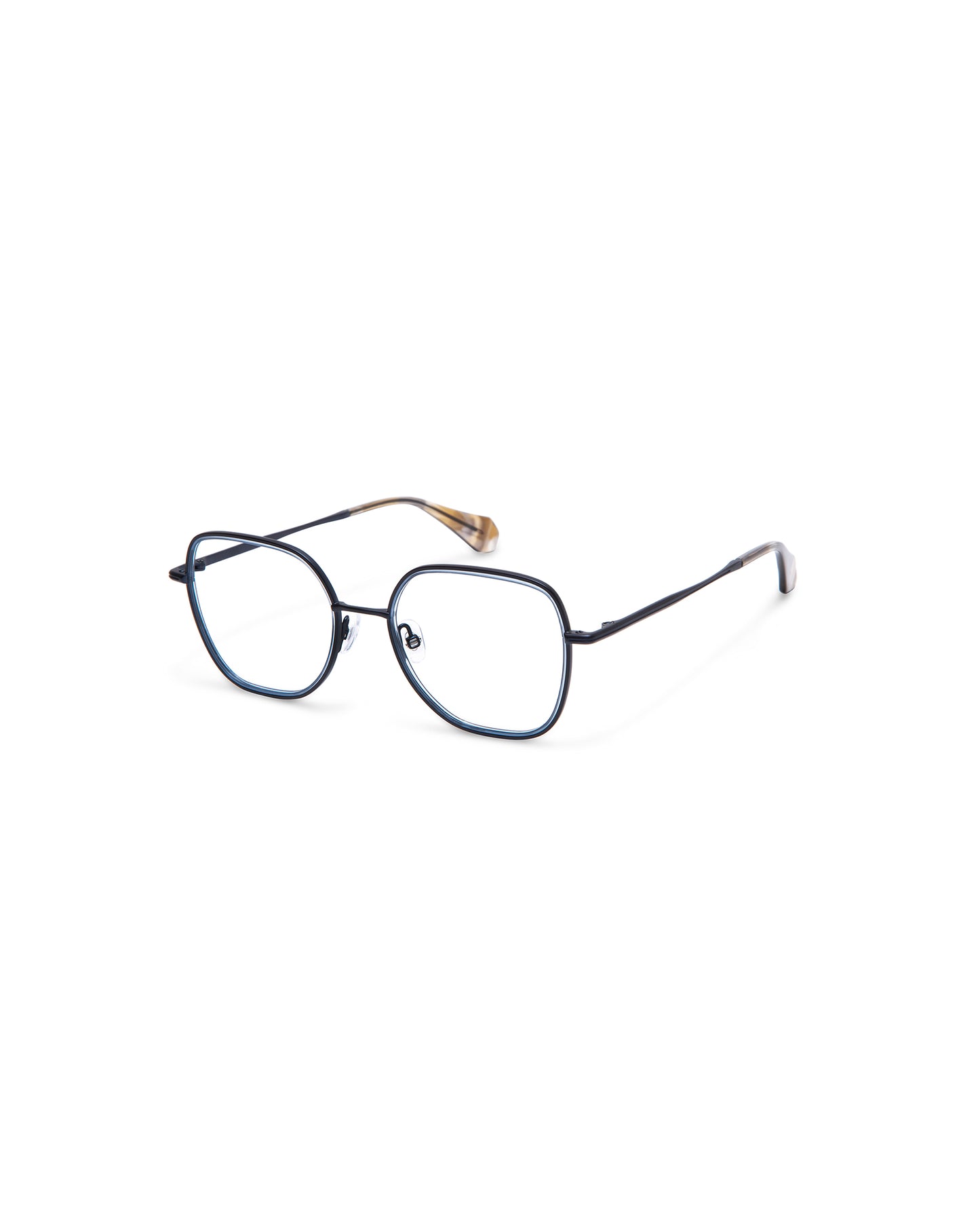JEWEL: Cat Eye Acetato-Metal Azul optical glasses by GIGI STUDIOS 764