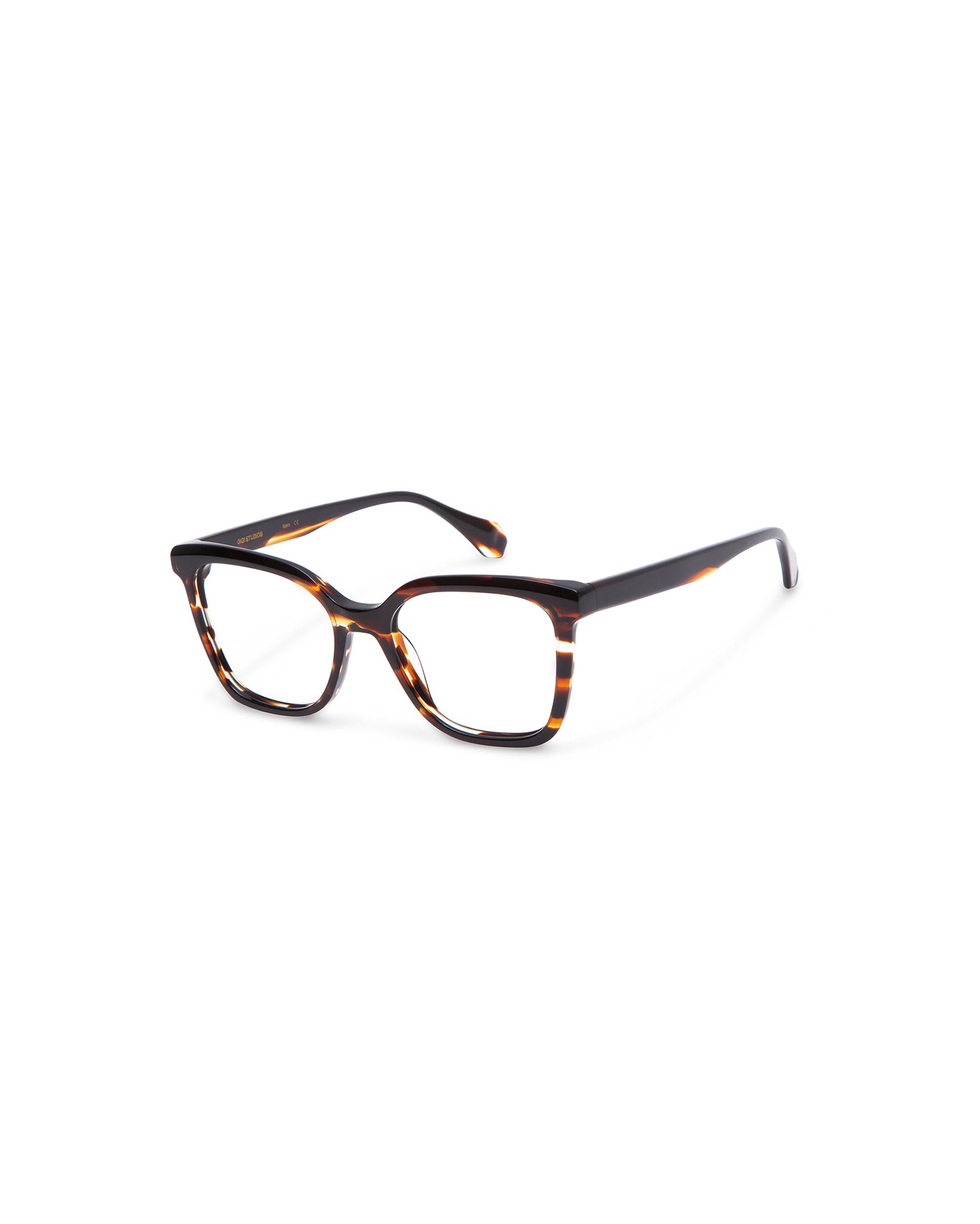 ARIEL: Cuadrada Acetato Havana optical glasses by GIGI STUDIOS 782