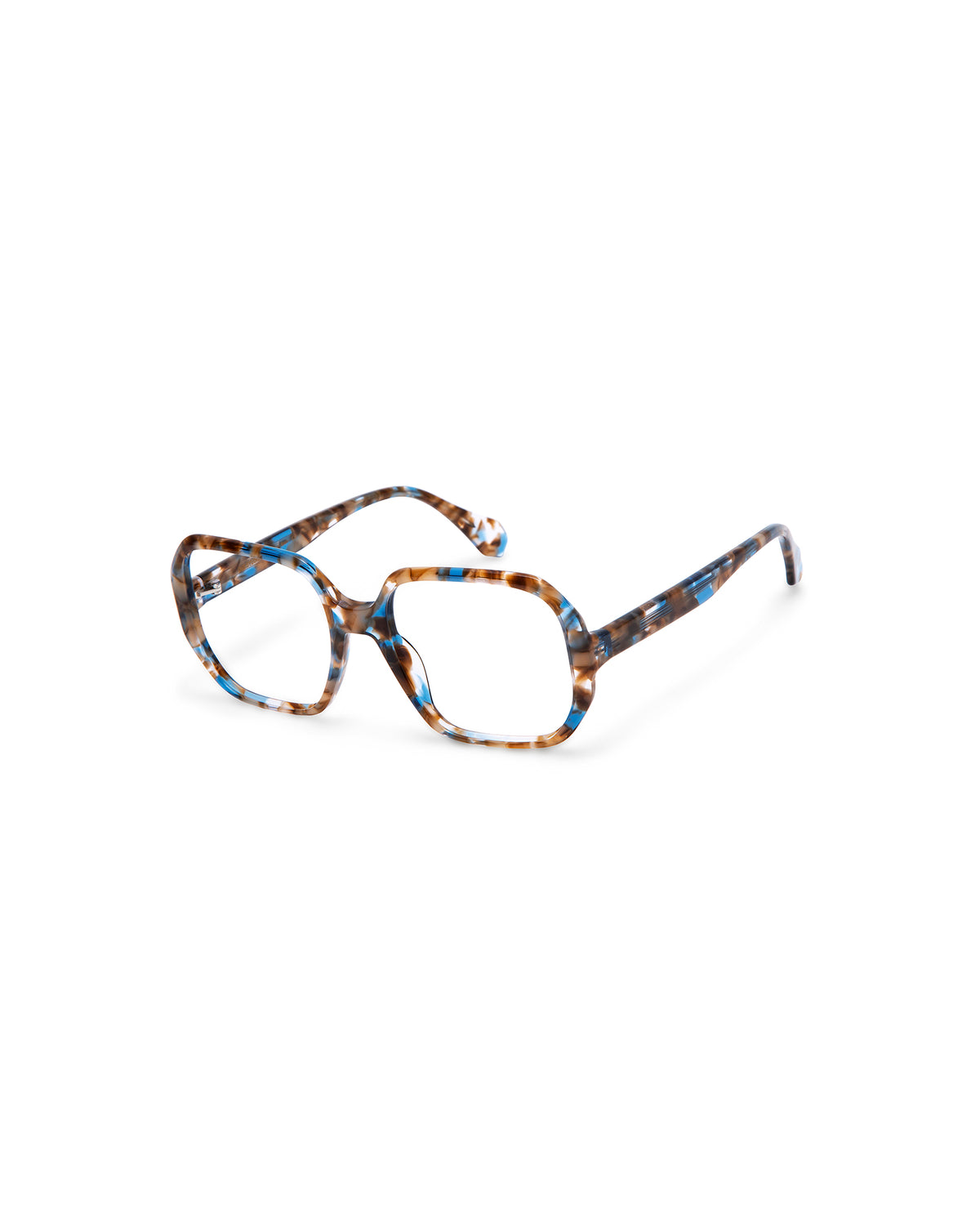 ANASTASIA: Geométricas Acetato Marrón optical glasses by GIGI STUDIOS 796