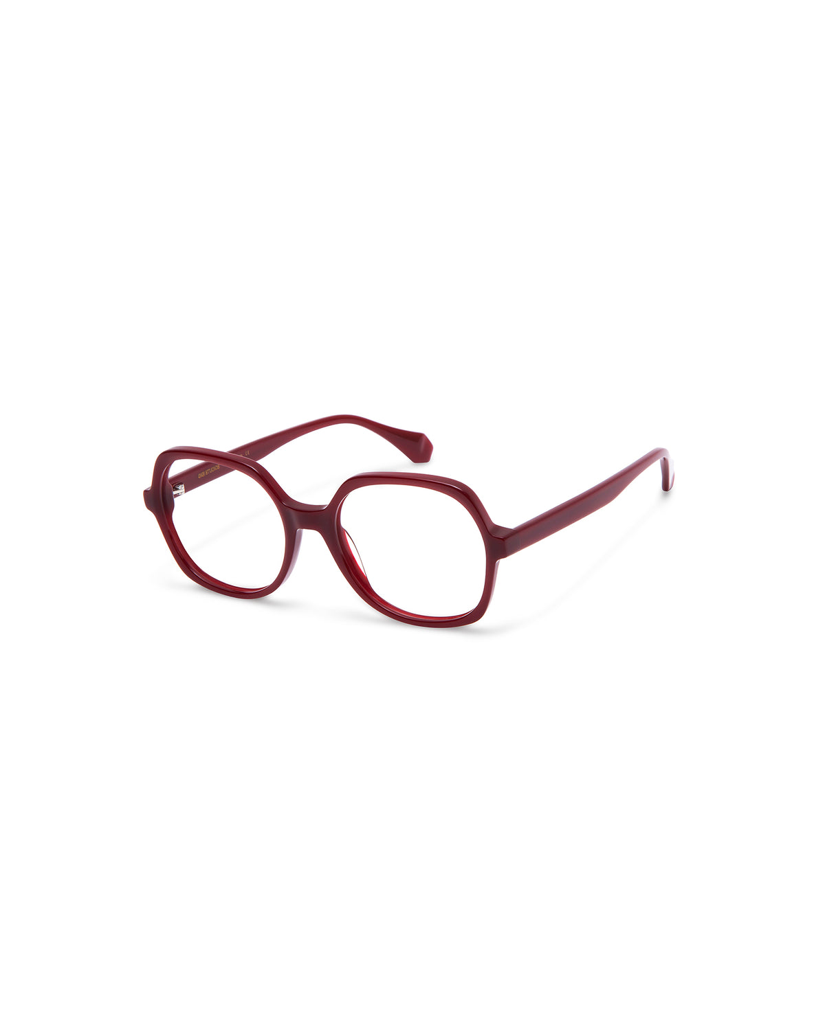 BRIELLE: Cuadrada Acetato Rojo optical glasses by GIGI STUDIOS 806