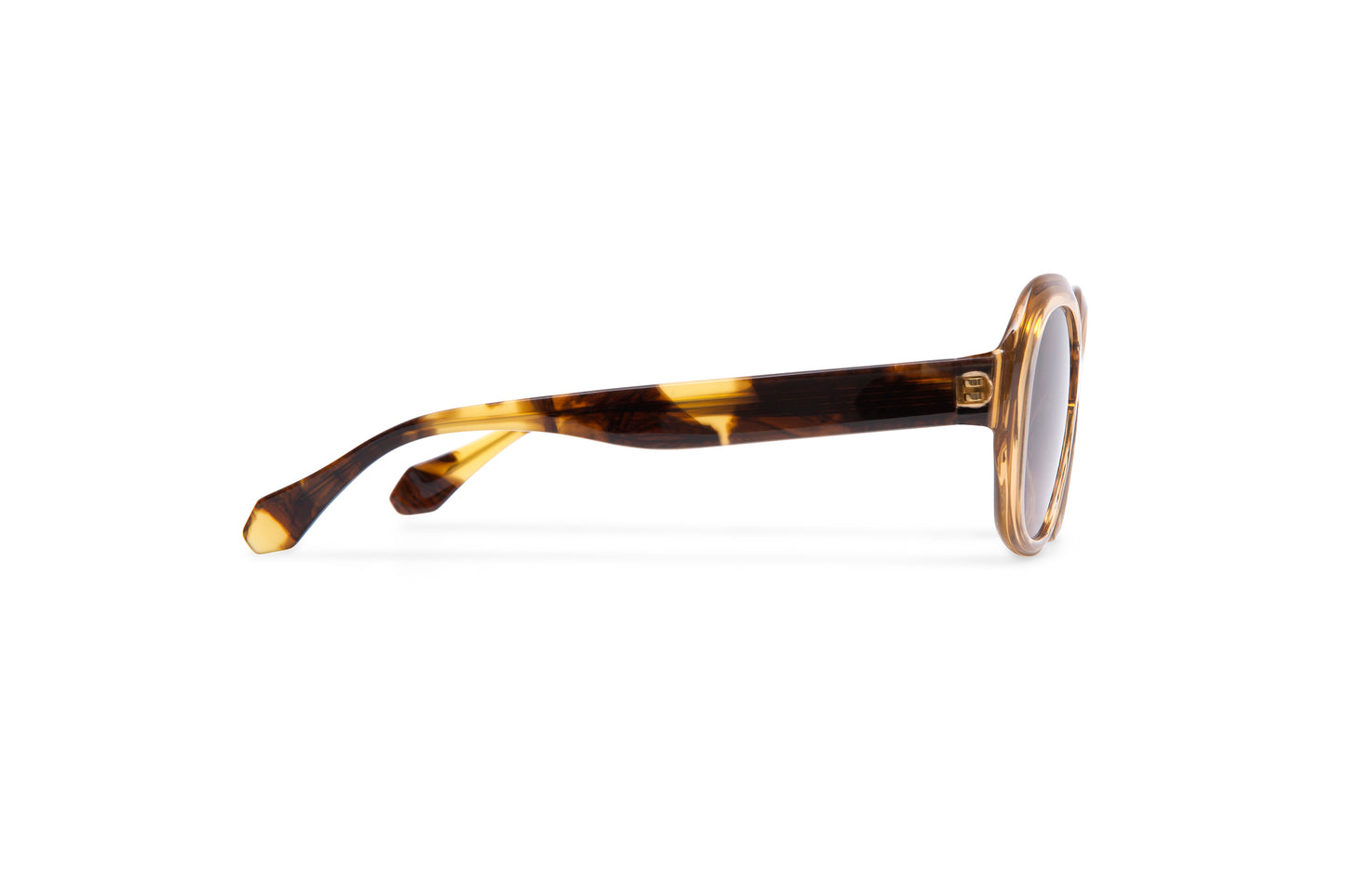 ZENAIDA: Geométricas Acetato Marrón sunglasses by GIGI STUDIOS 862