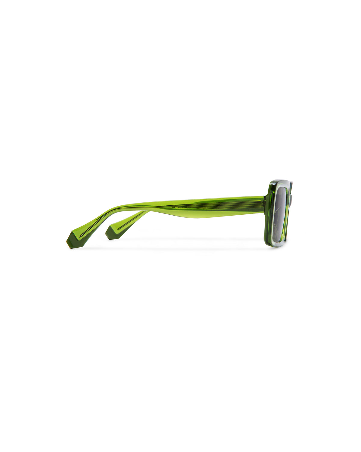 LUSH: Rectangular Acetato Verde sunglasses by GIGI STUDIOS 958