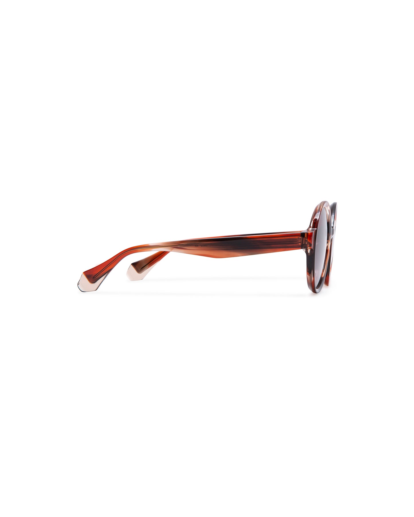 MEGAN: Redondas Acetato Marrón sunglasses by GIGI STUDIOS 1000
