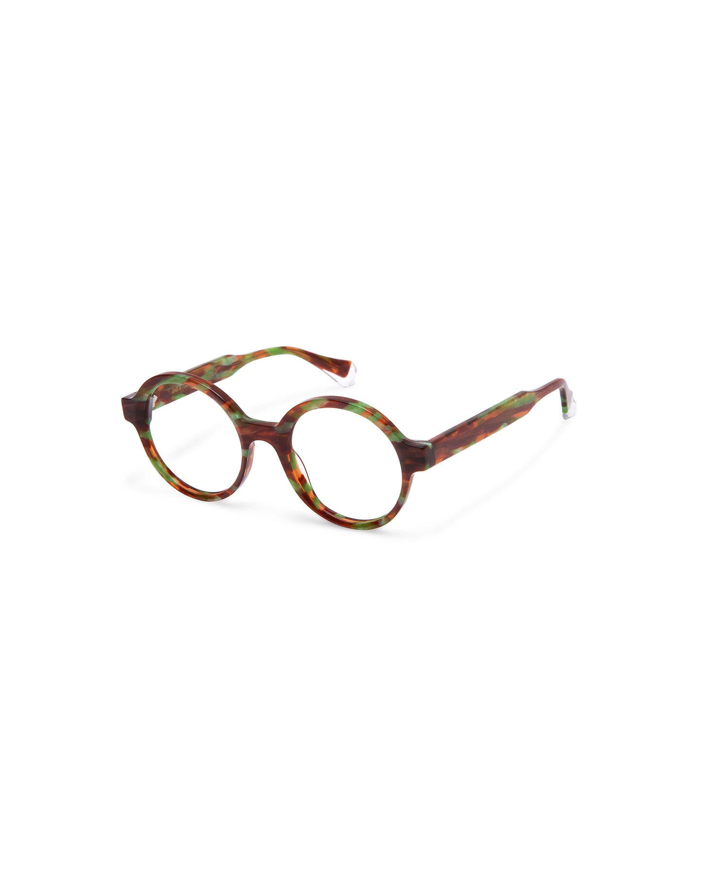 ROXANE: Redondas Acetato Havana optical glasses by GIGI STUDIOS 111