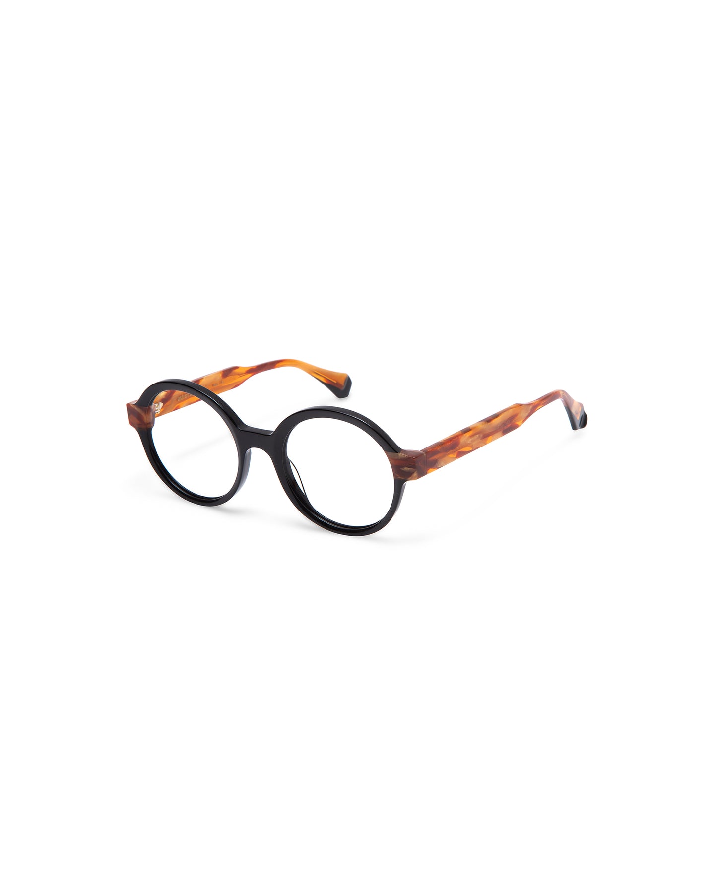 ROXANE: Redondas Acetato Noir optical glasses by GIGI STUDIOS 129