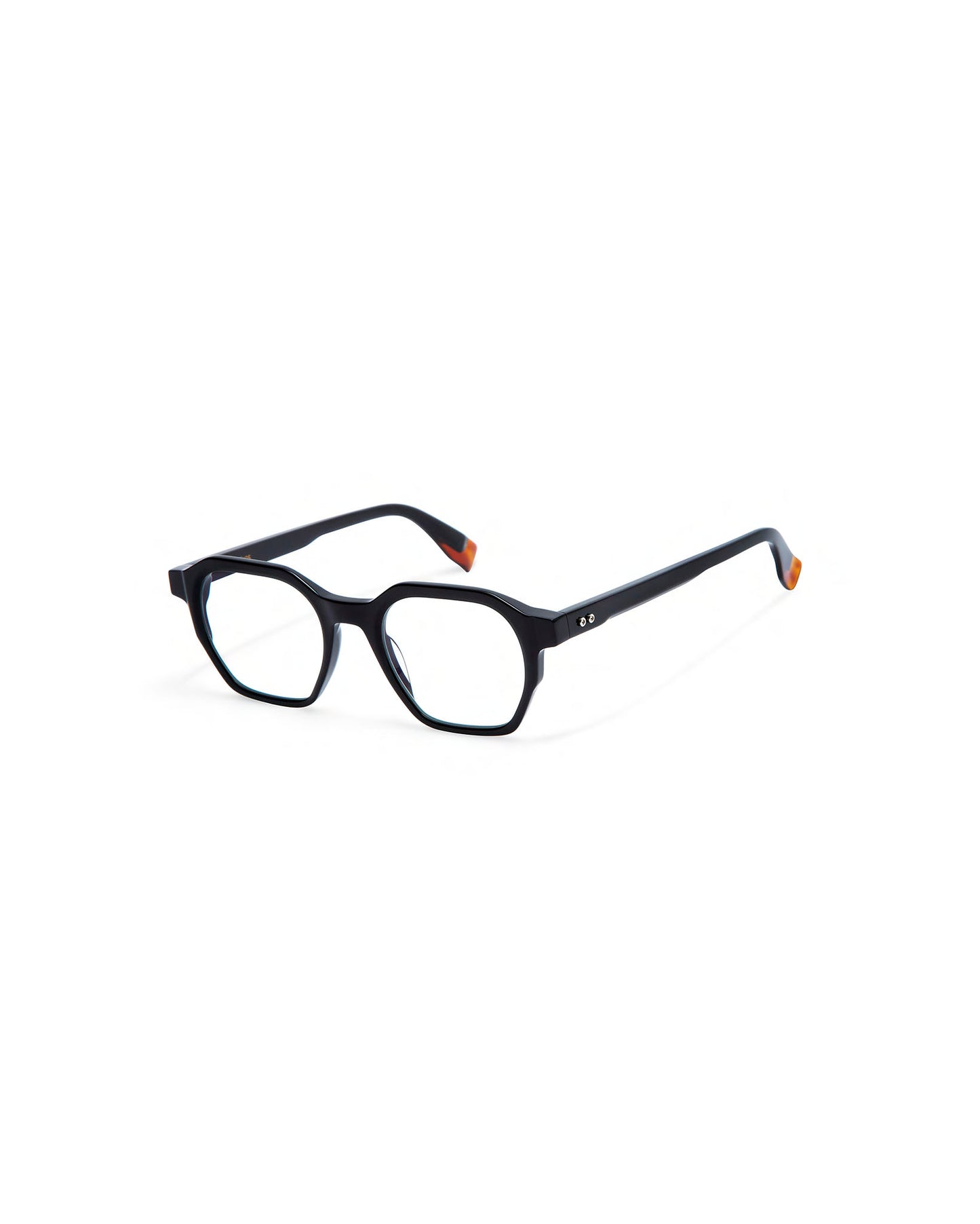 ROOSEVELT: Geométricas Acetato Noir optical glasses by GIGI STUDIOS 608