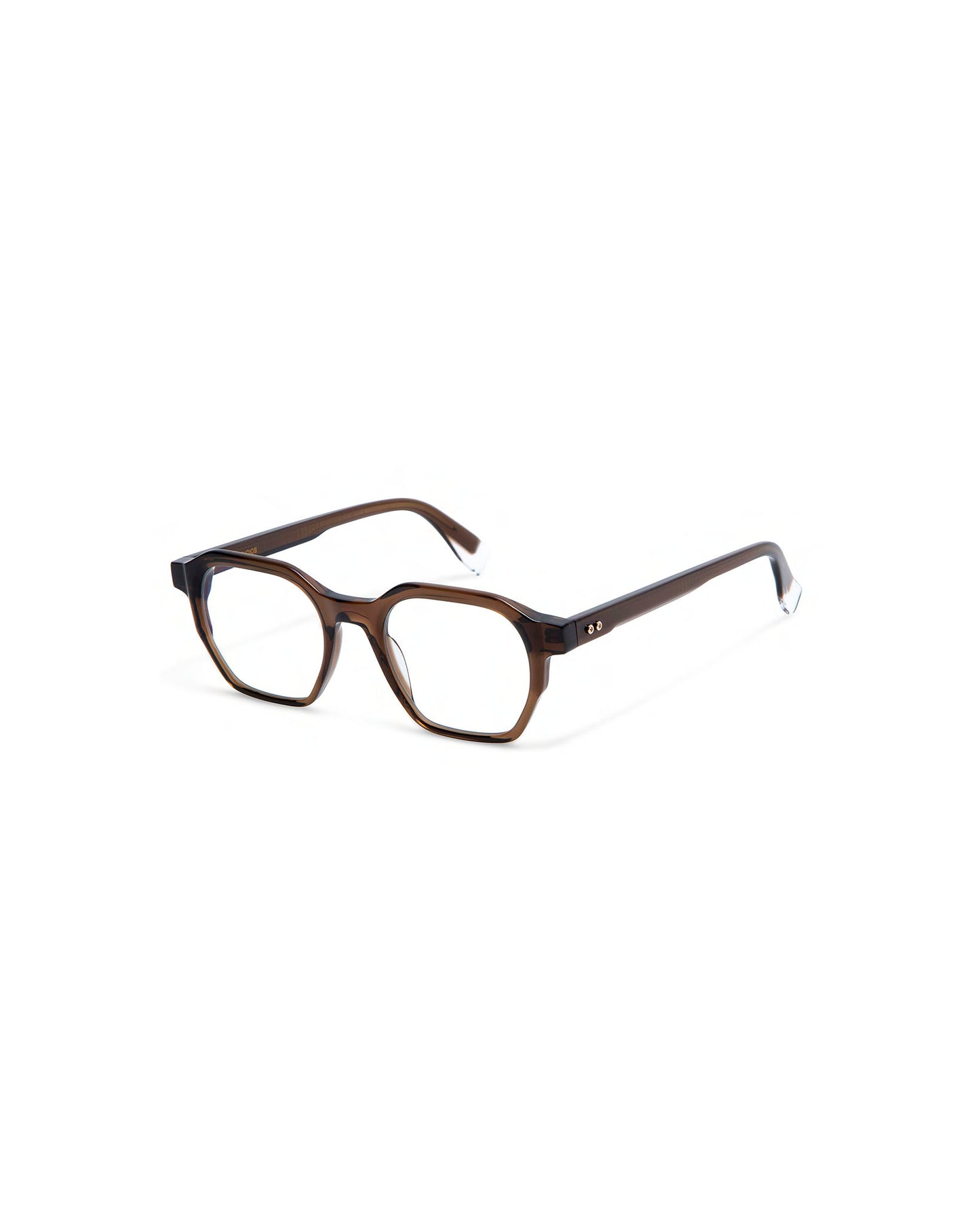 ROOSEVELT: Geométricas Acetato Marrón optical glasses by GIGI STUDIOS 612