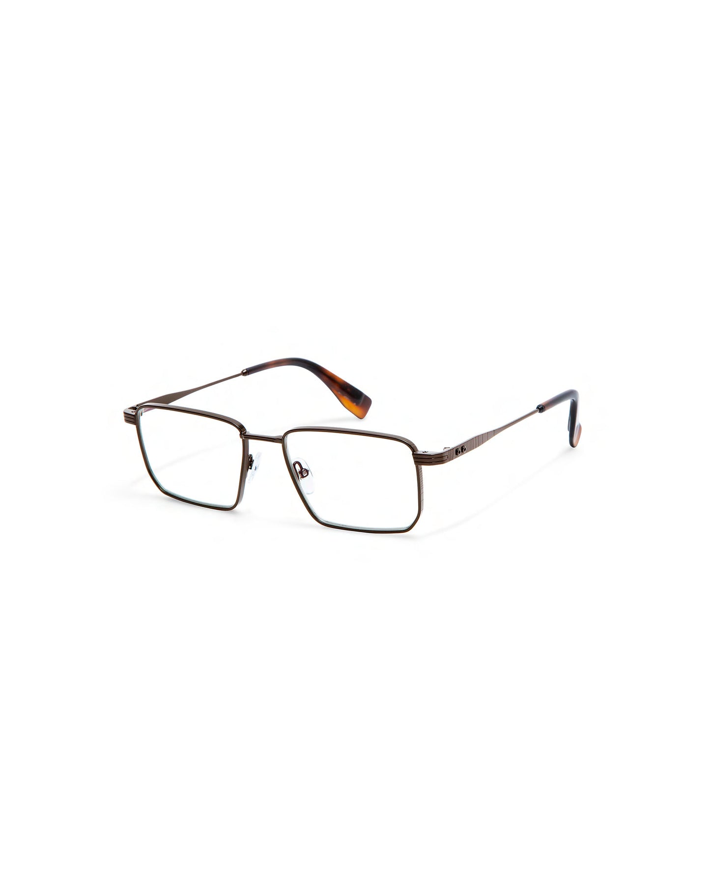TURING: Cuadrada Metal Verde optical glasses by GIGI STUDIOS 620