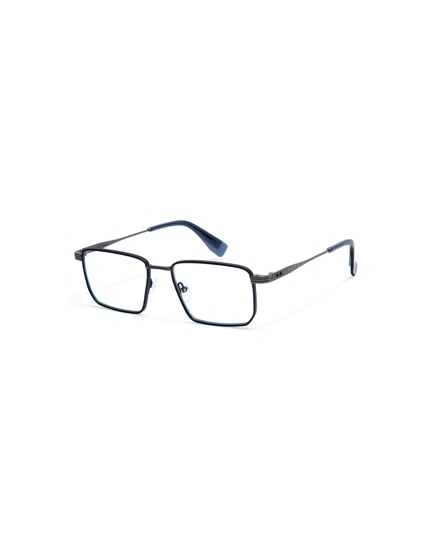 TURING: Cuadrada Metal Dark Silver optical glasses by GIGI STUDIOS 622