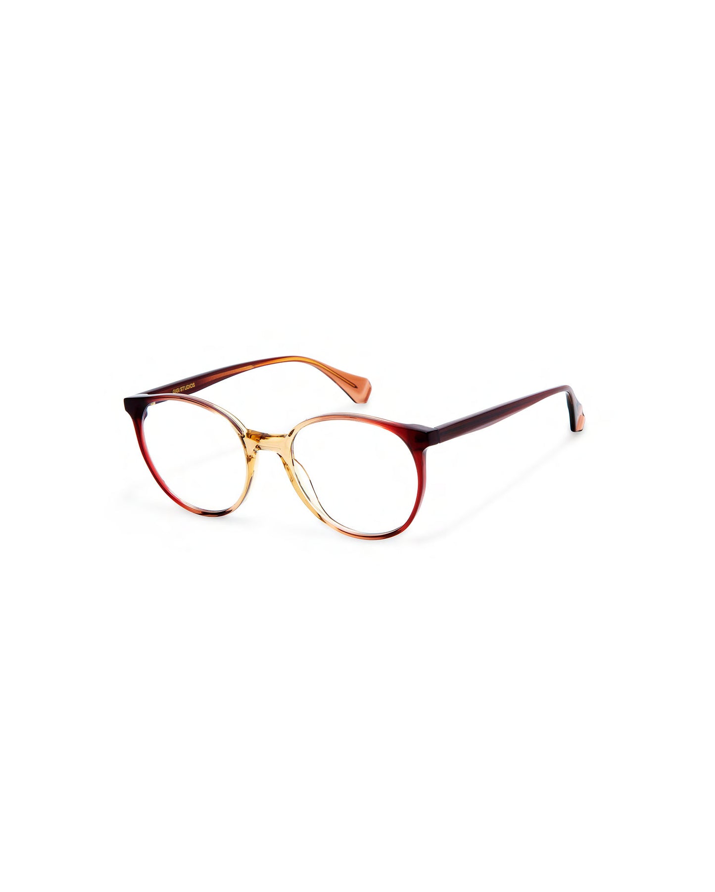 ISOTTA: Redondas Acetato Rojo optical glasses by GIGI STUDIOS 683