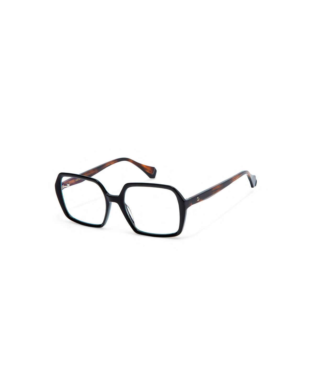 NICOLETTA: Cuadrada Acetato Noir optical glasses by GIGI STUDIOS 677