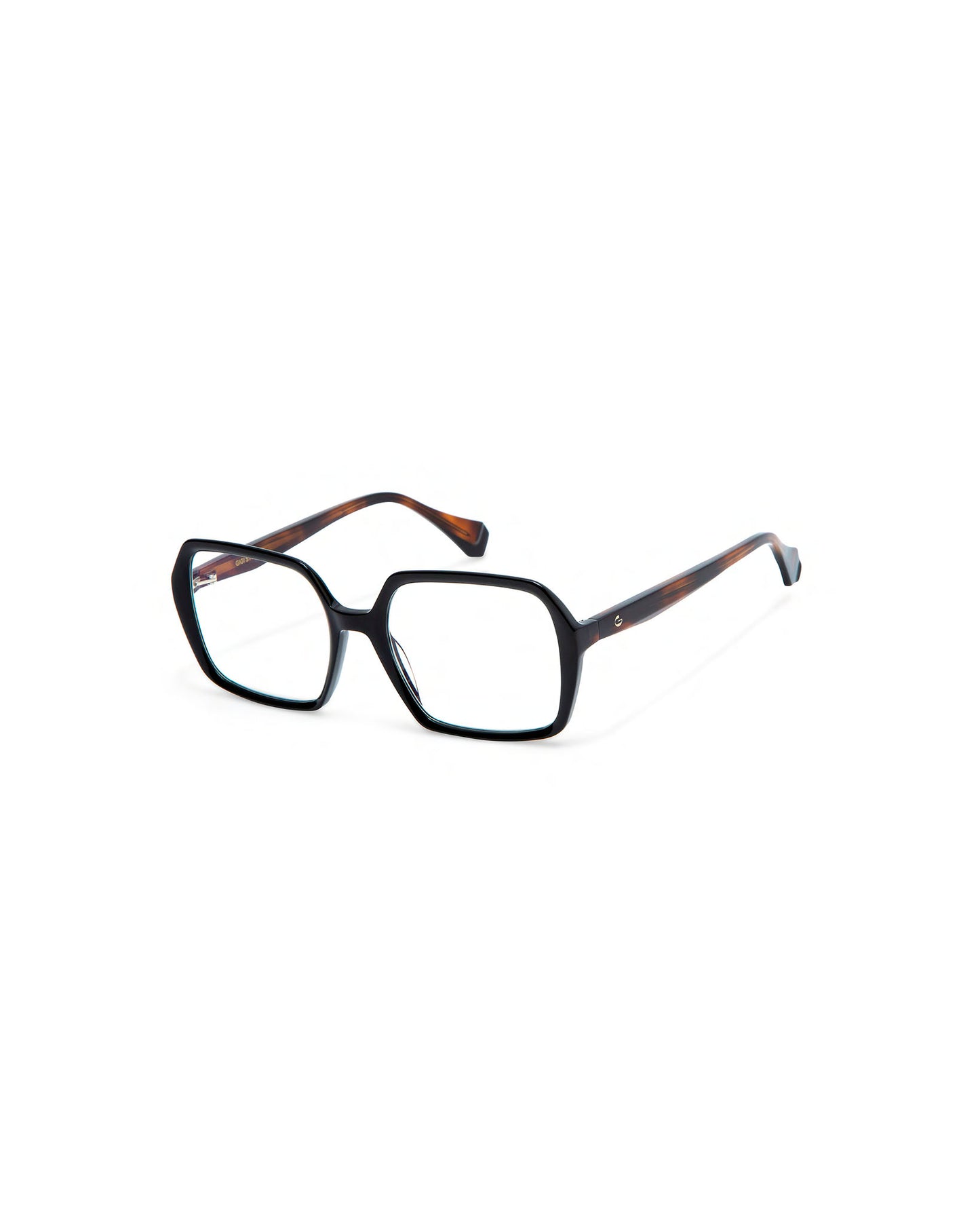 NICOLETTA: Cuadrada Acetato Noir optical glasses by GIGI STUDIOS 677