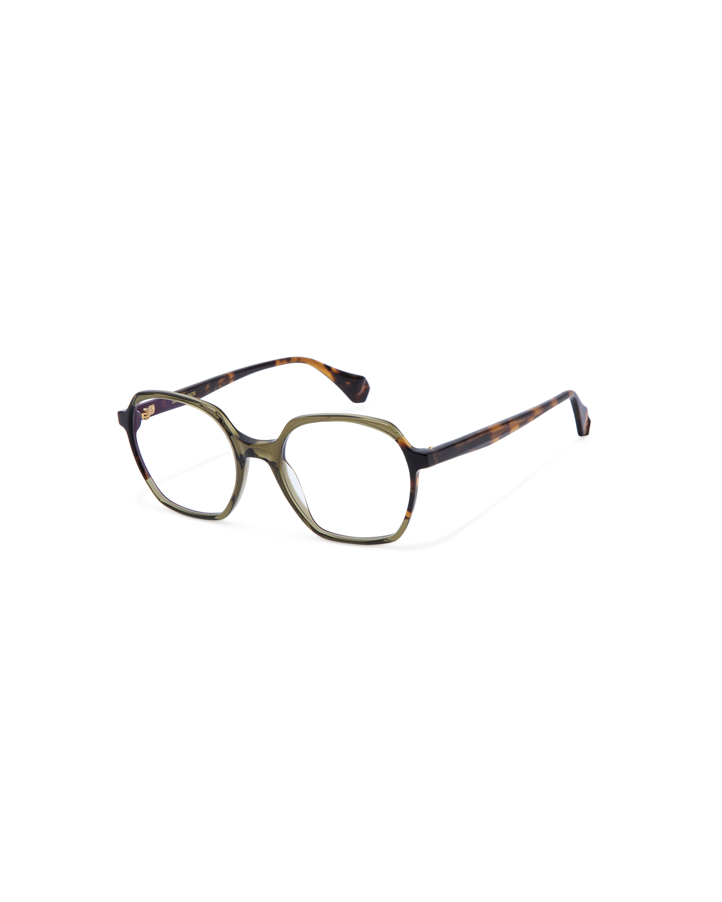 ABIGAIL: Geométricas Acetato Verde optical glasses by GIGI STUDIOS 13513