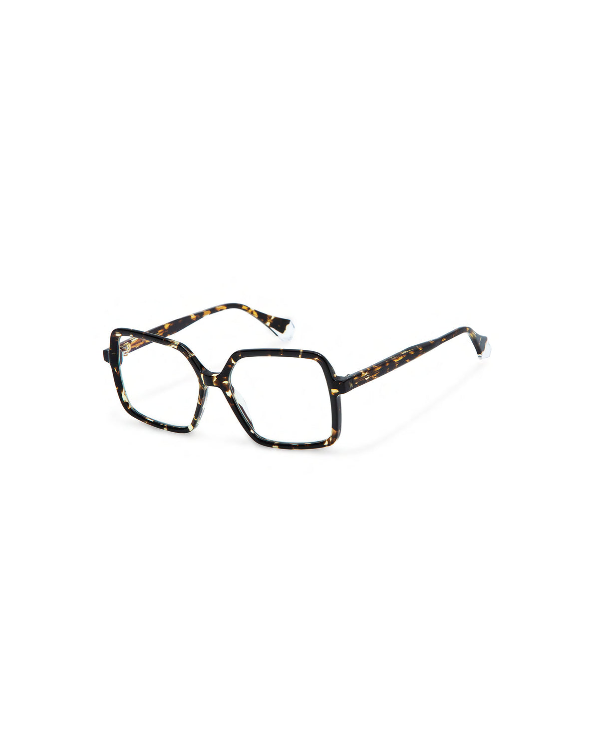 ANGELICA: Cuadrada Acetato Havana optical glasses by GIGI STUDIOS 3826