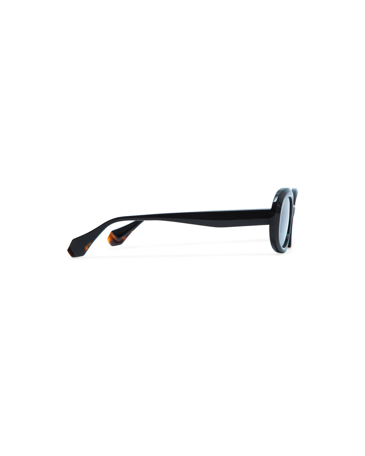ANJA: Redondas Acetato Noir sunglasses by GIGI STUDIOS 244