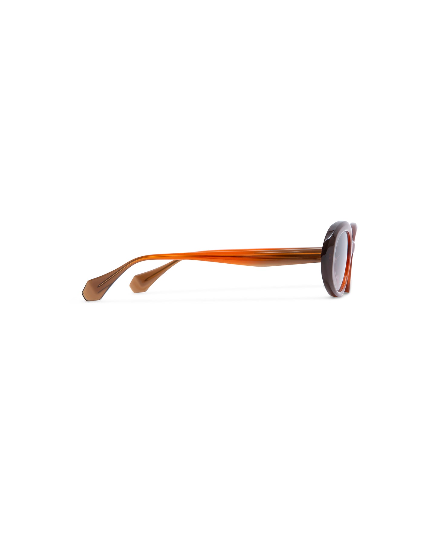 ANJA: Redondas Acetato Orange sunglasses by GIGI STUDIOS 272
