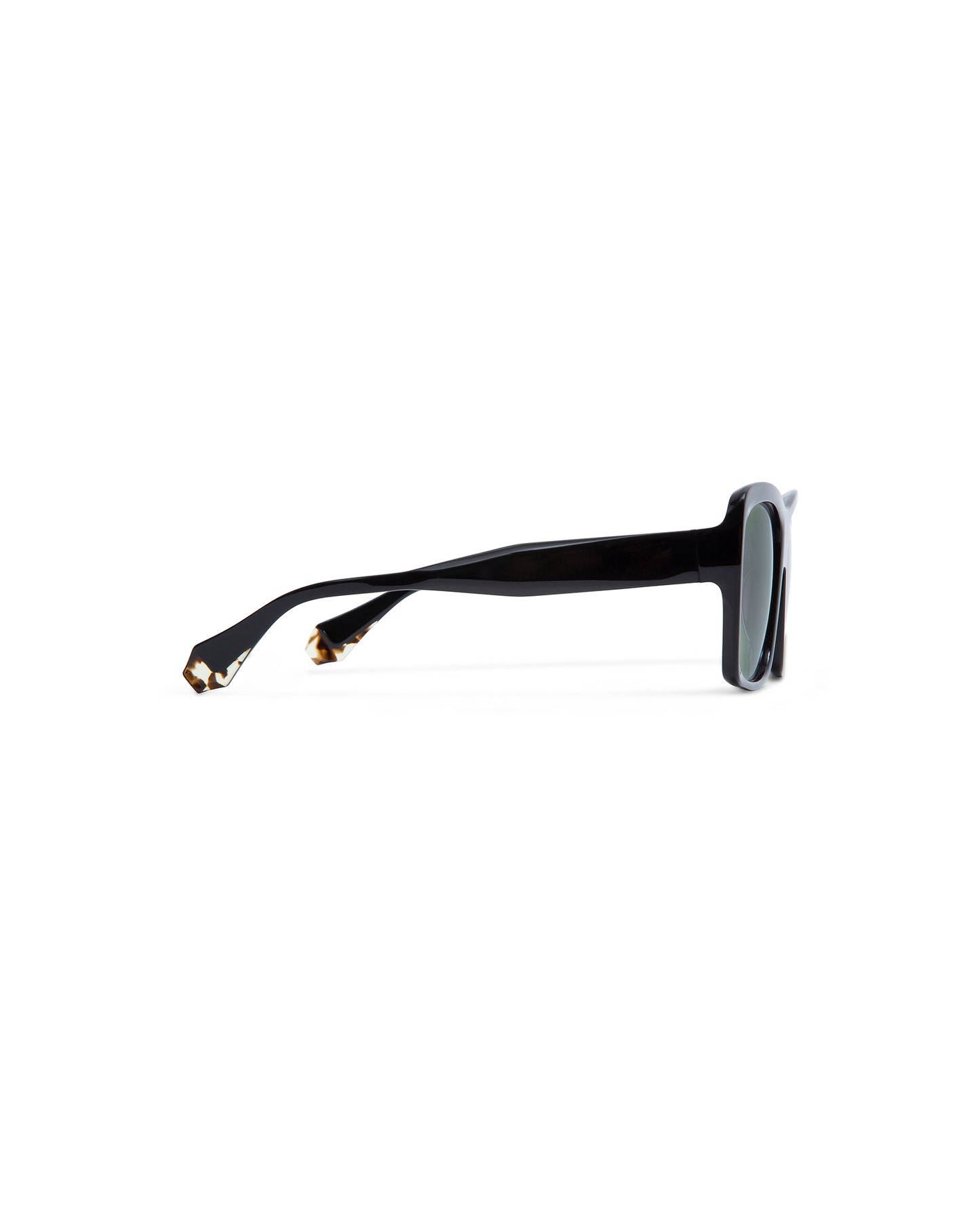 ROBERTA: Envolventes Acetato Noir sunglasses by GIGI STUDIOS 286