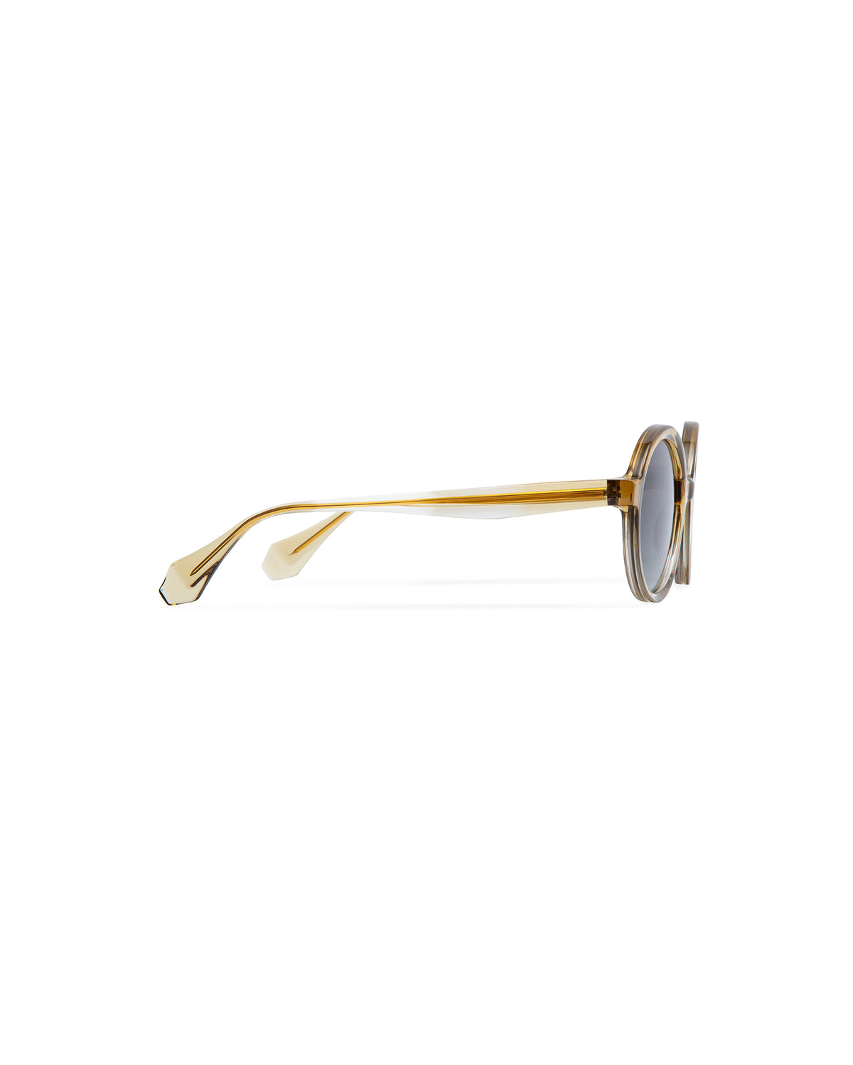 ISIDORA: Redondas Acetato Jaune sunglasses by GIGI STUDIOS 310