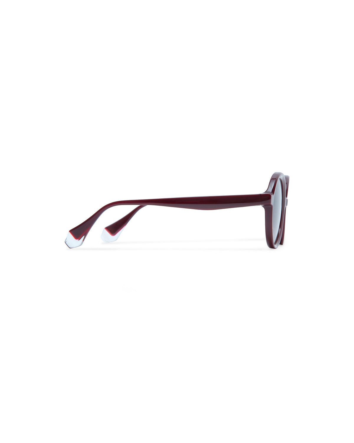 ISIDORA: Redondas Acetato Rojo sunglasses by GIGI STUDIOS 313