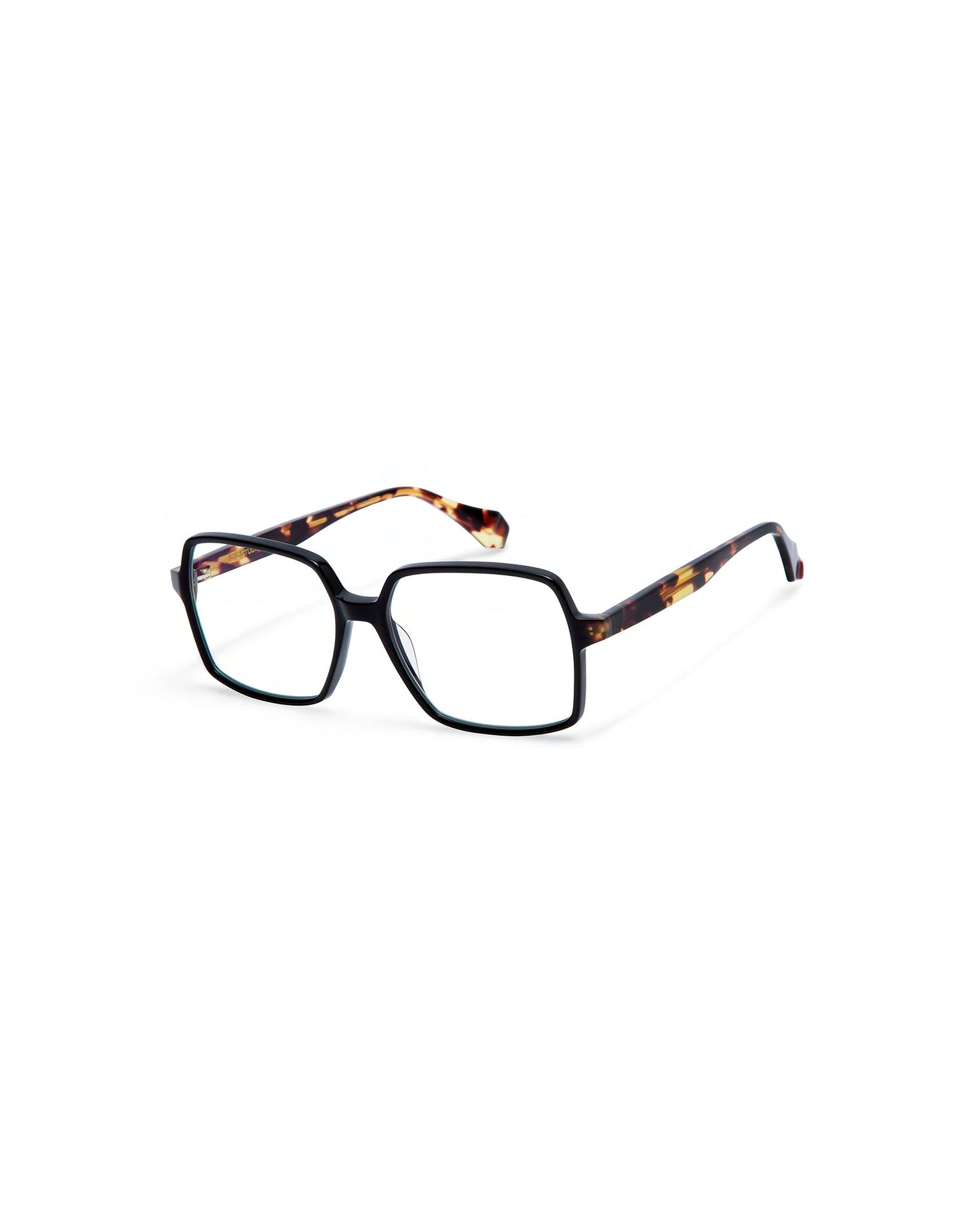 INES: Cuadrada Acetato Noir optical glasses by GIGI STUDIOS 3931
