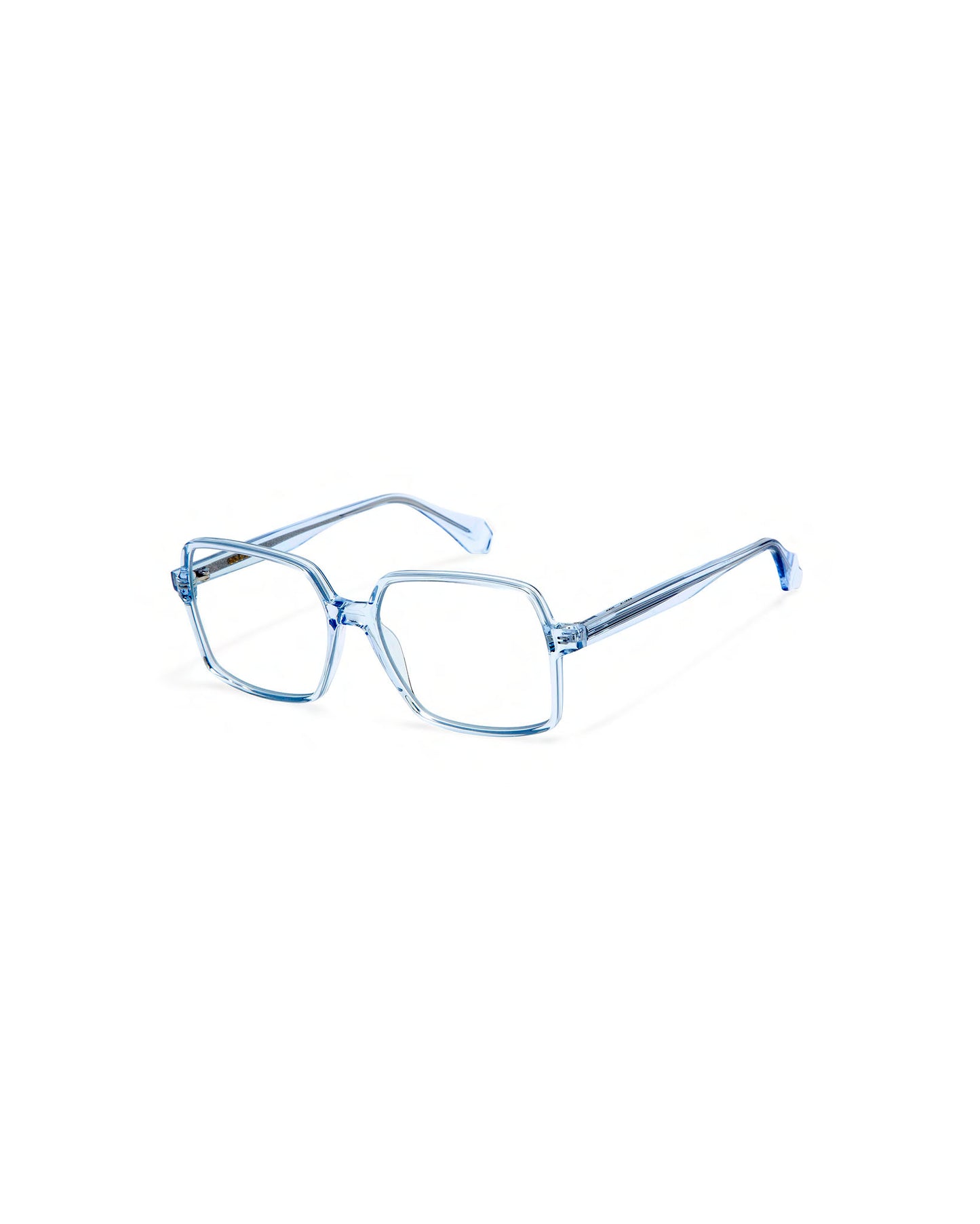 INES: Cuadrada Acetato Azul optical glasses by GIGI STUDIOS 3937
