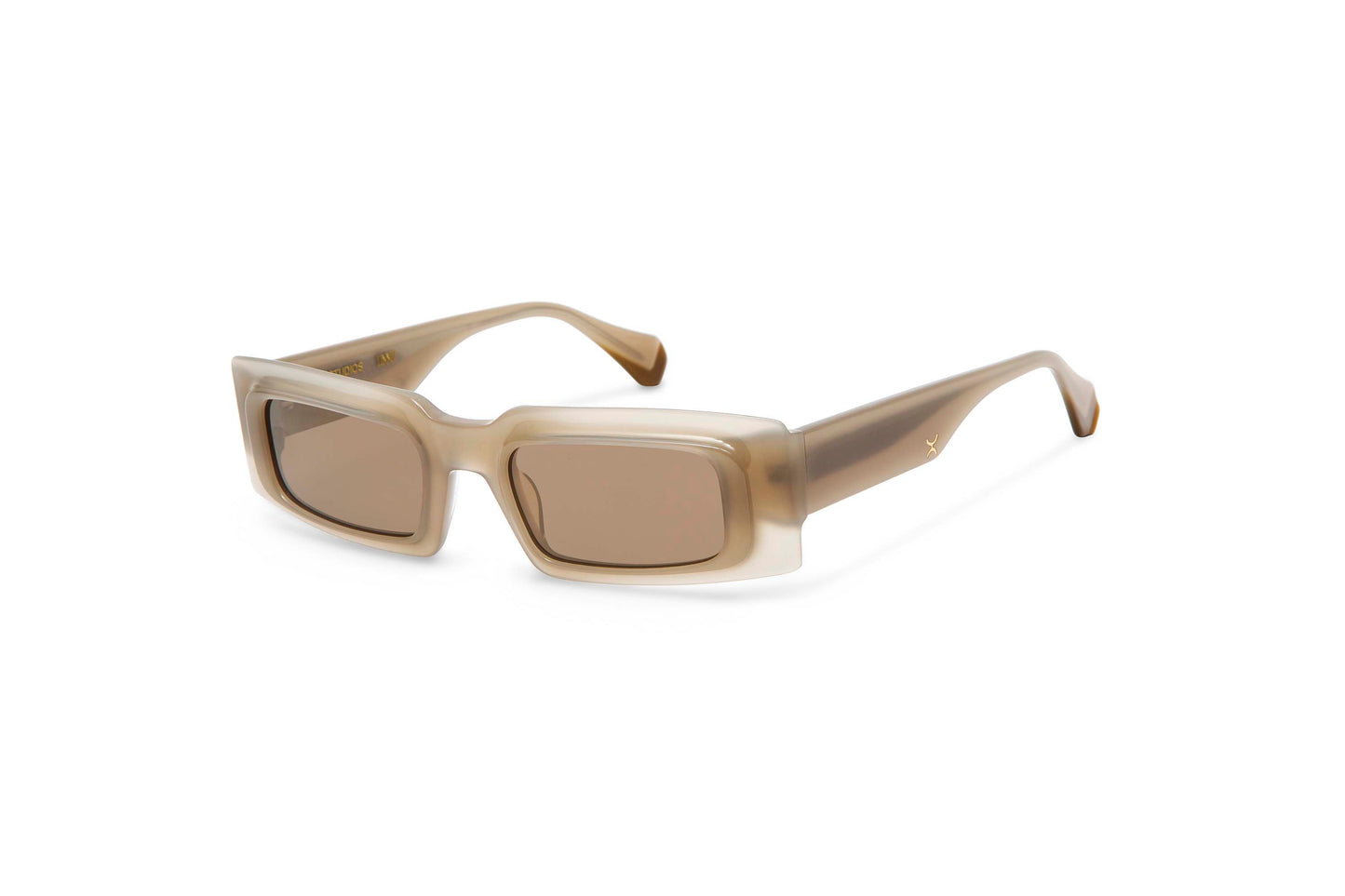 NEIT: Rectangular Acetato Verde sunglasses by GIGI STUDIOS 240