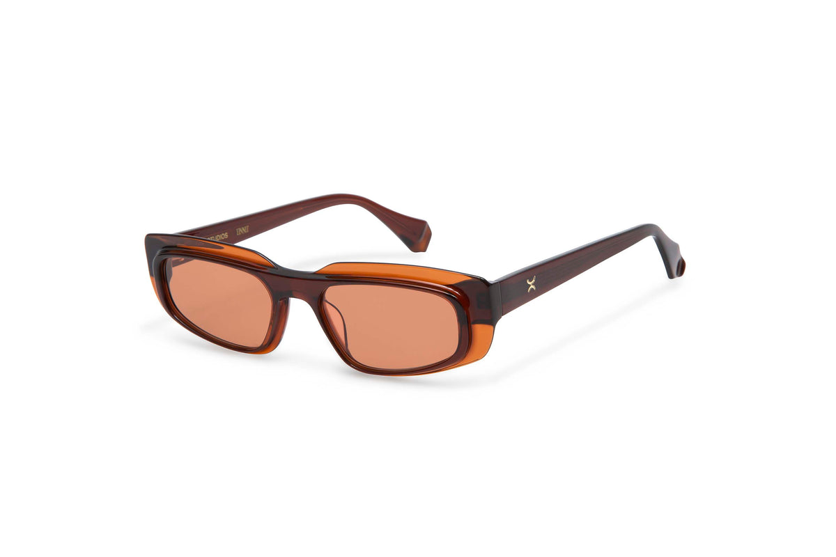 BAAL: Ovaladas Acetato Marrón sunglasses by GIGI STUDIOS 251