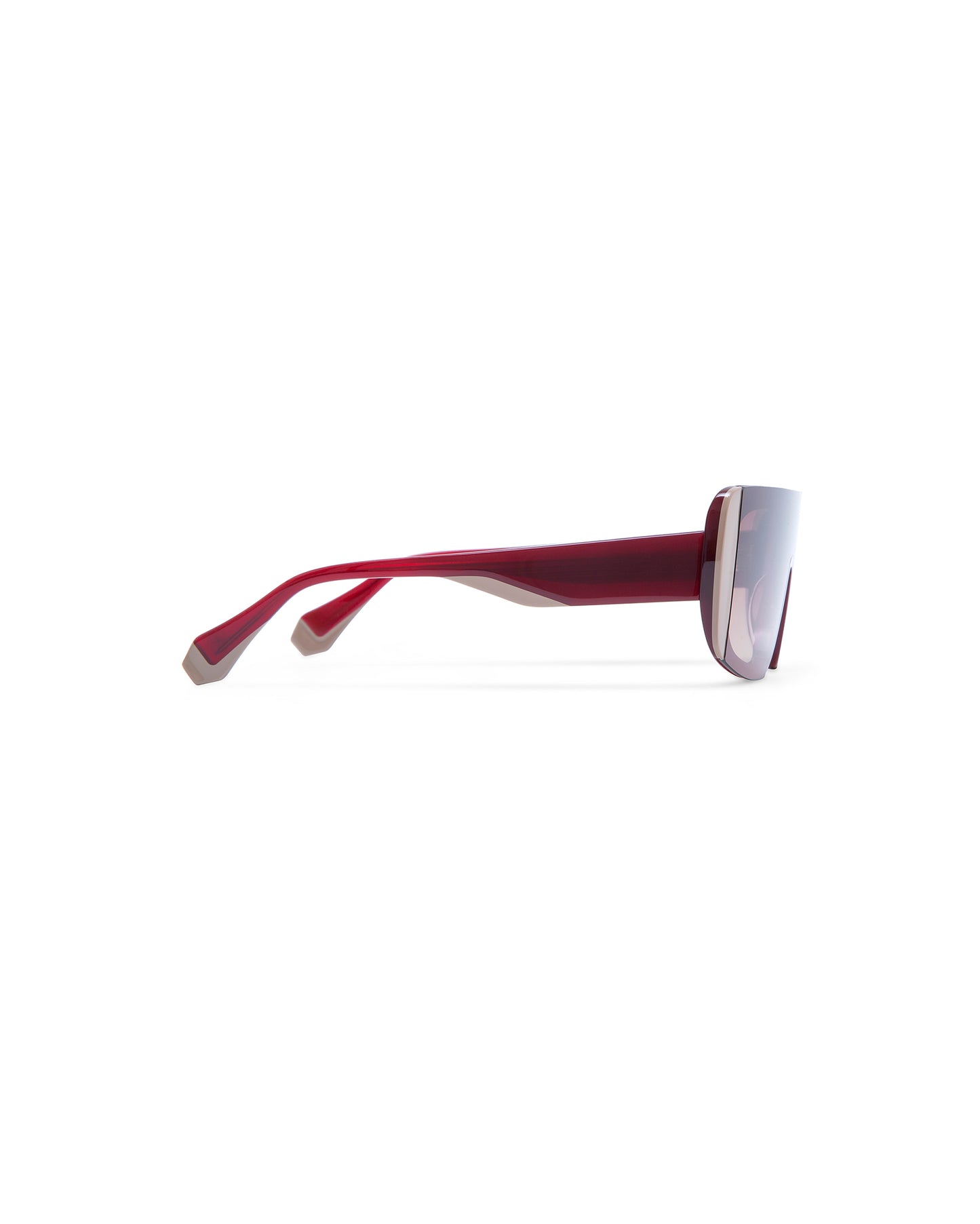 ROSALIA: Envolventes Acetato Rojo sunglasses by GIGI STUDIOS 333