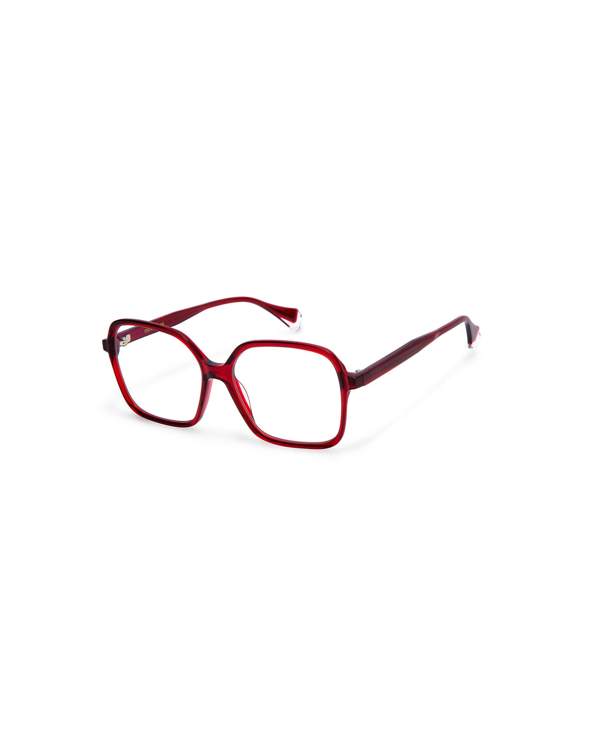 AYLA: Cuadrada Acetato Rojo optical glasses by GIGI STUDIOS 4026