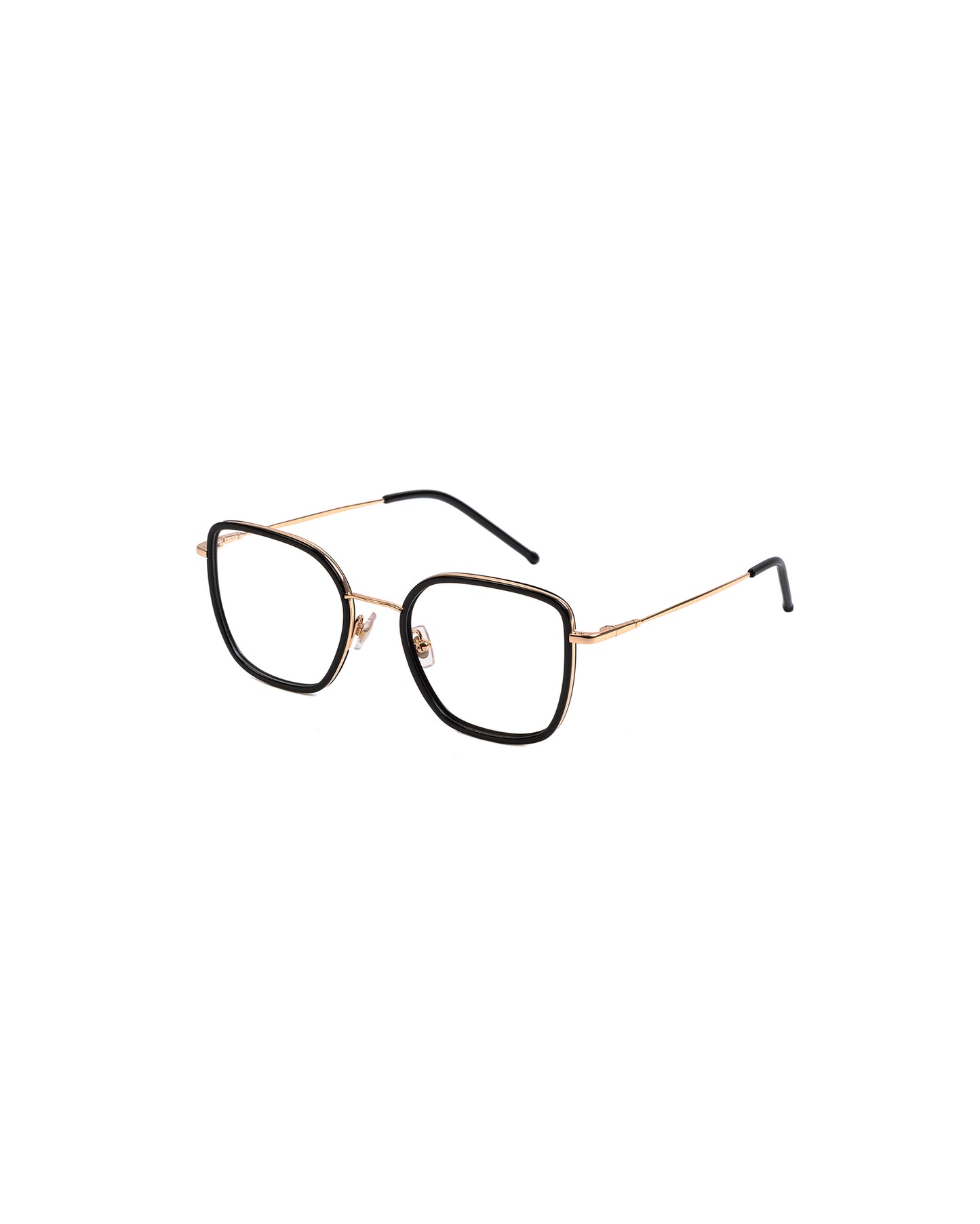 ARABELLA: Cuadrada Titanio-Acetato Noir optical glasses by GIGI STUDIOS 1109