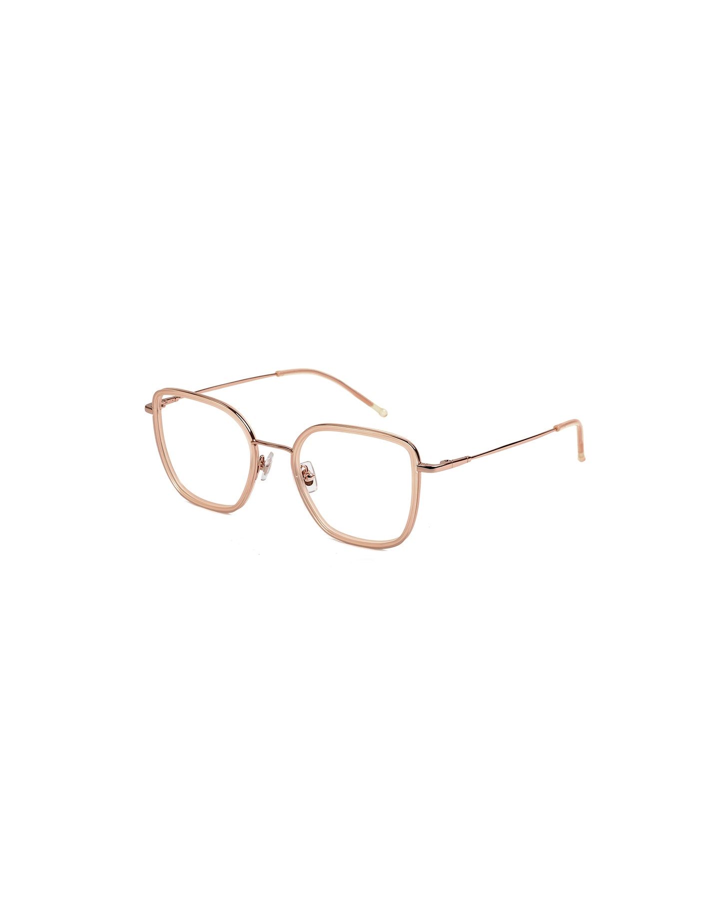 ARABELLA: Cuadrada Titanio-Acetato Rosa optical glasses by GIGI STUDIOS 1111