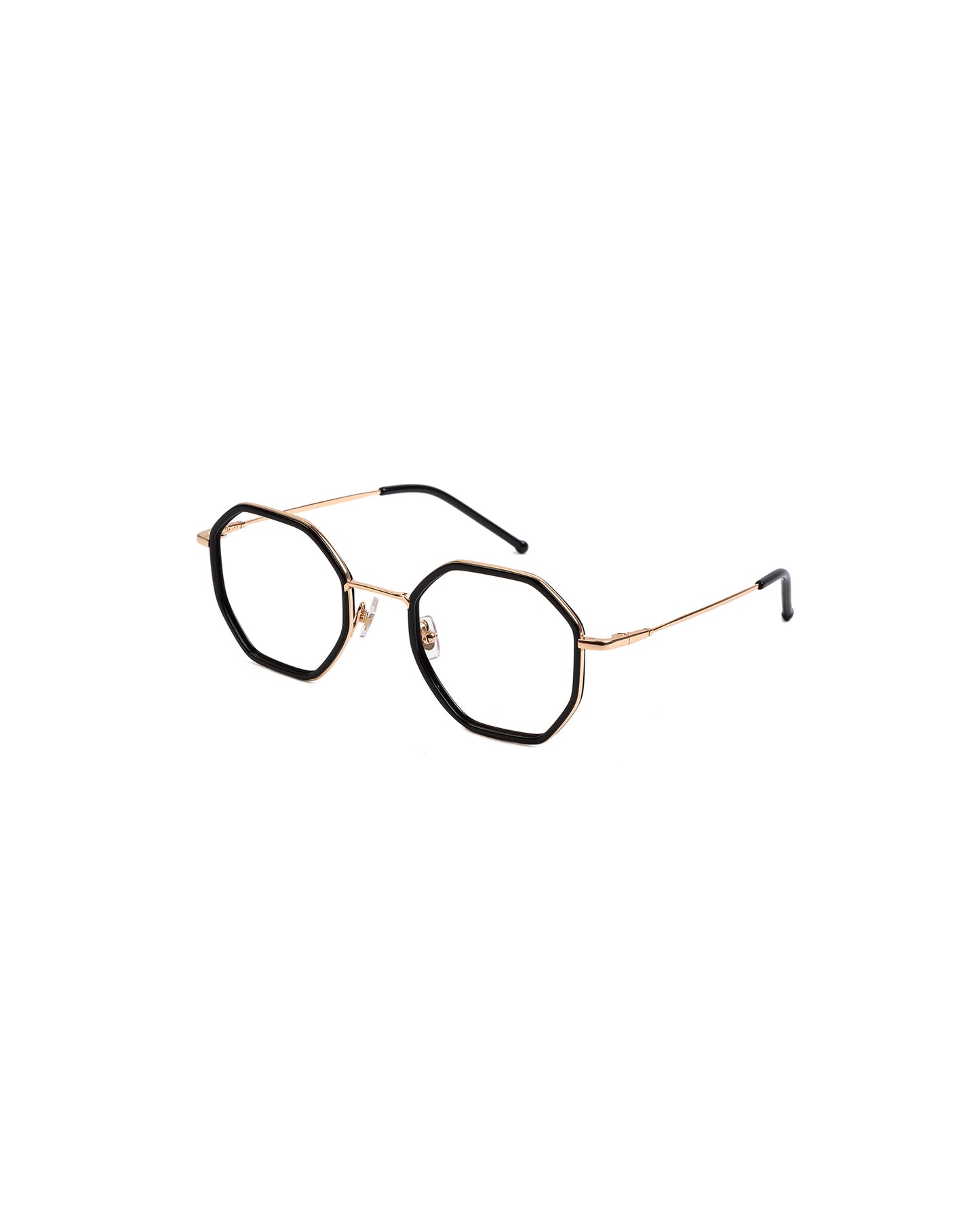 KAROL: Geométricas Titanio-Acetato Noir optical glasses by GIGI STUDIOS 1115