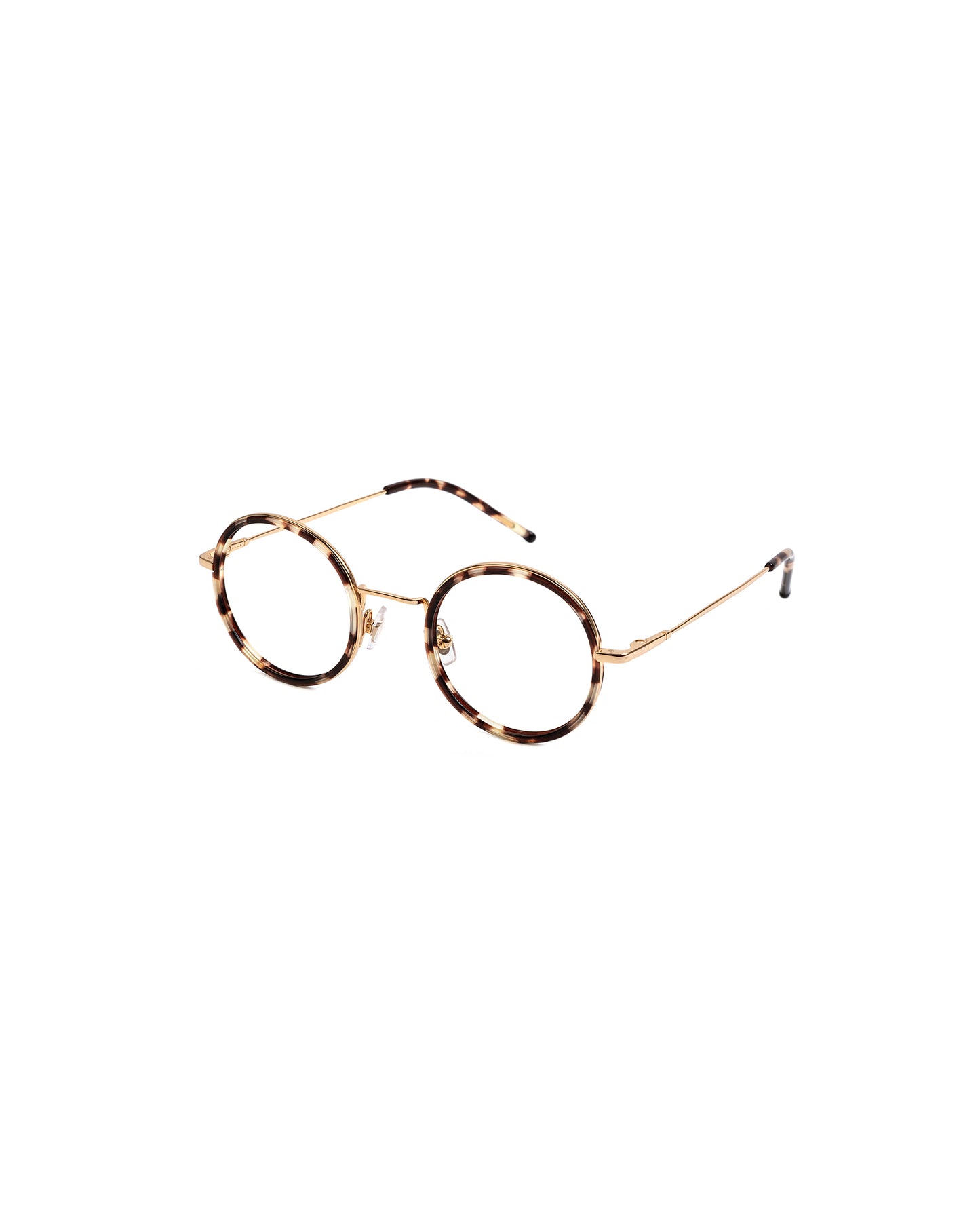 DELTA: Redondas Titanio-Acetato Marrón optical glasses by GIGI STUDIOS 1125