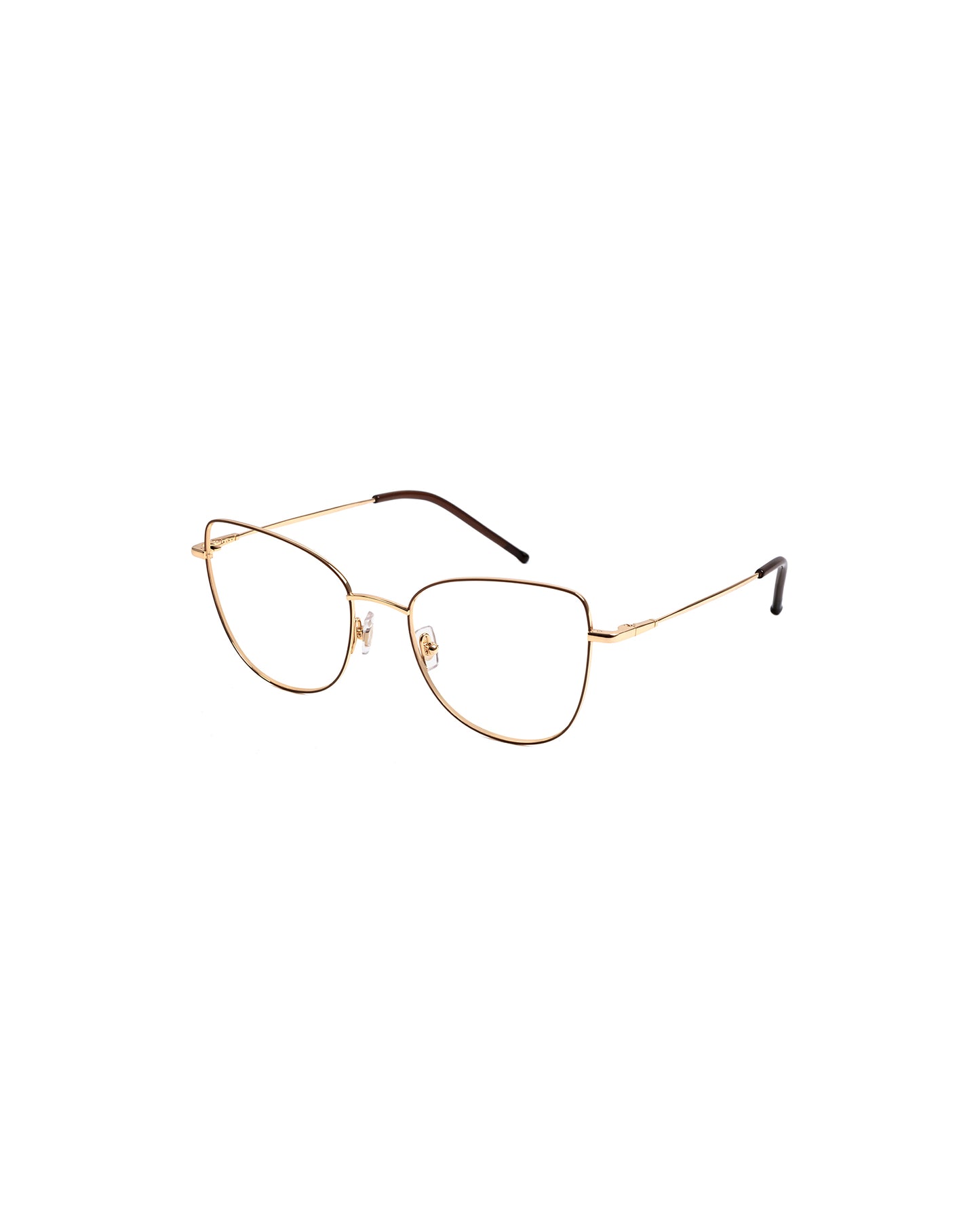 LUNA: Cat Eye Titanio Marrón optical glasses by GIGI STUDIOS 1133