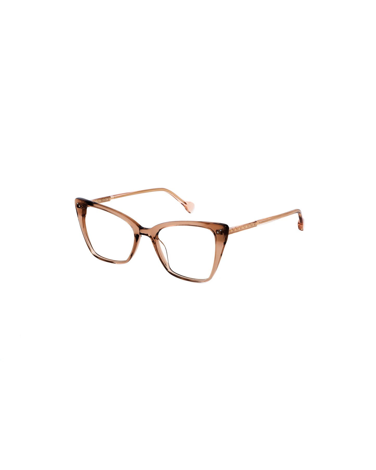 MARINA: Cat Eye Acetato Marrón optical glasses by GIGI STUDIOS 1140