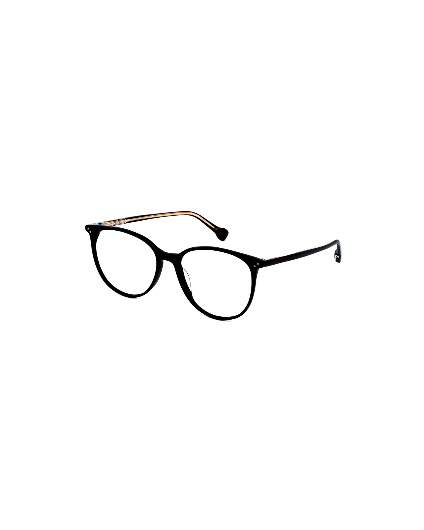 CARINNE: Redondas Acetato Noir optical glasses by GIGI STUDIOS 1148