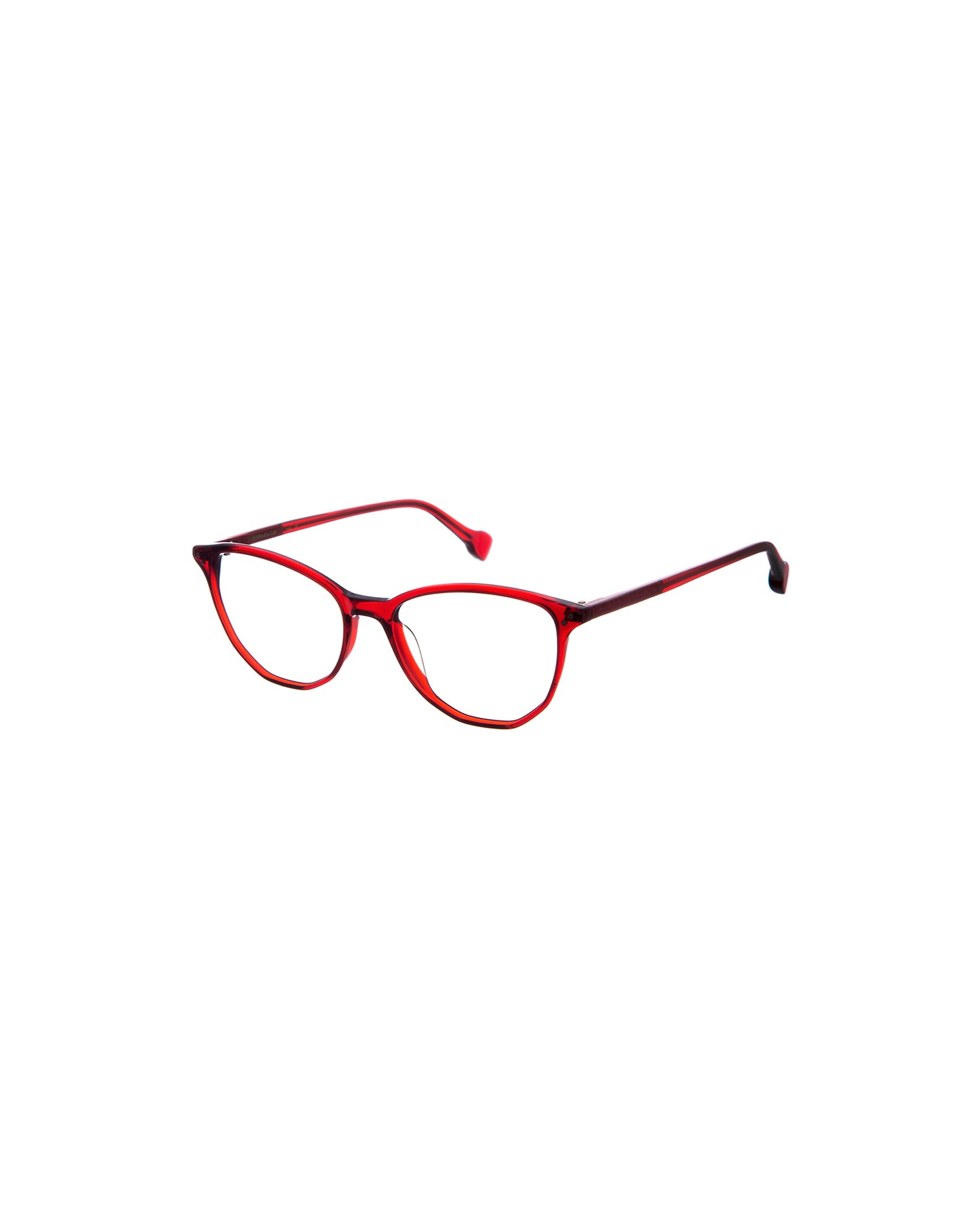 KARINA: Cat Eye Acetato Rojo optical glasses by GIGI STUDIOS 1190