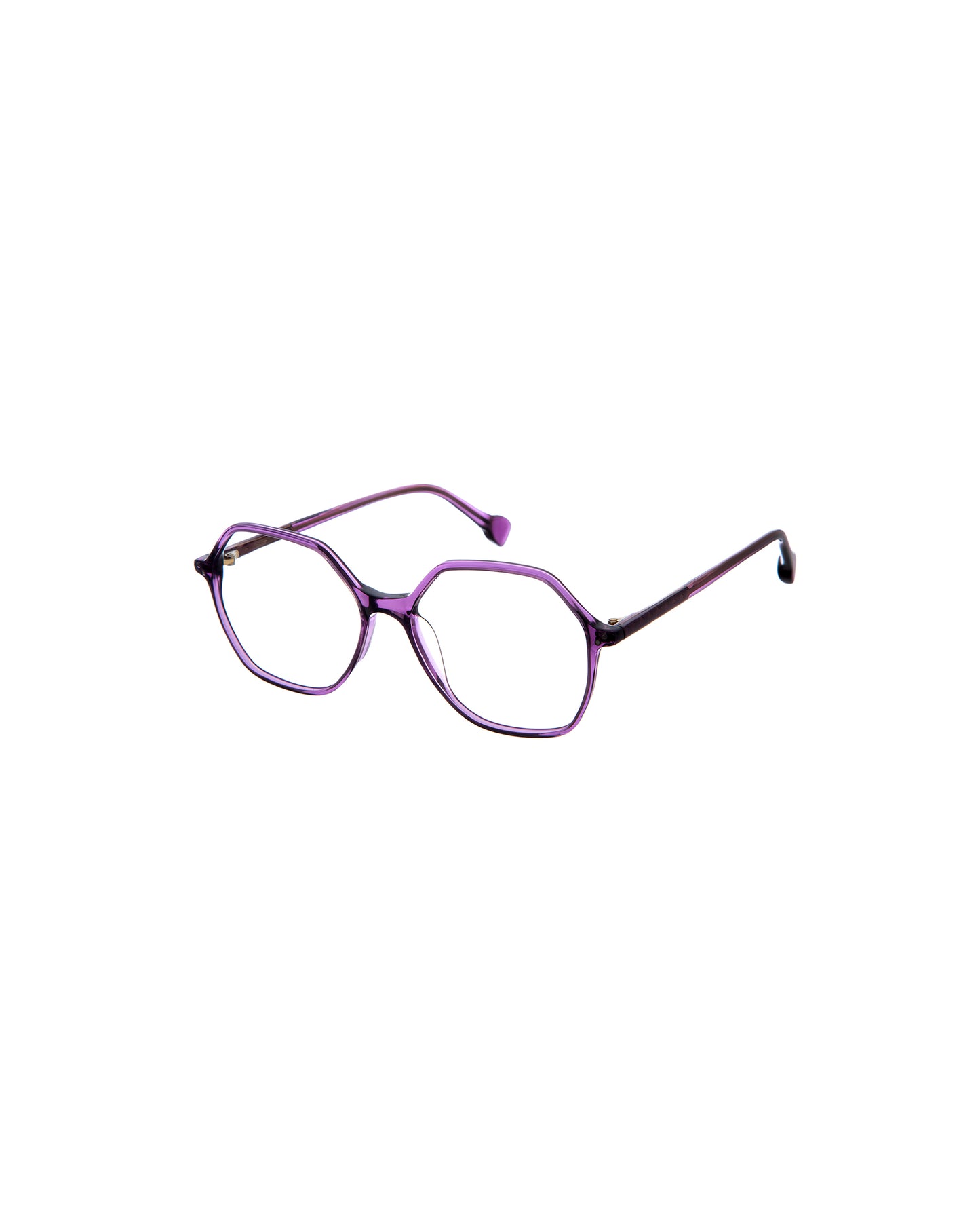 LYRA: Geométricas Acetato Rojo optical glasses by GIGI STUDIOS 1198
