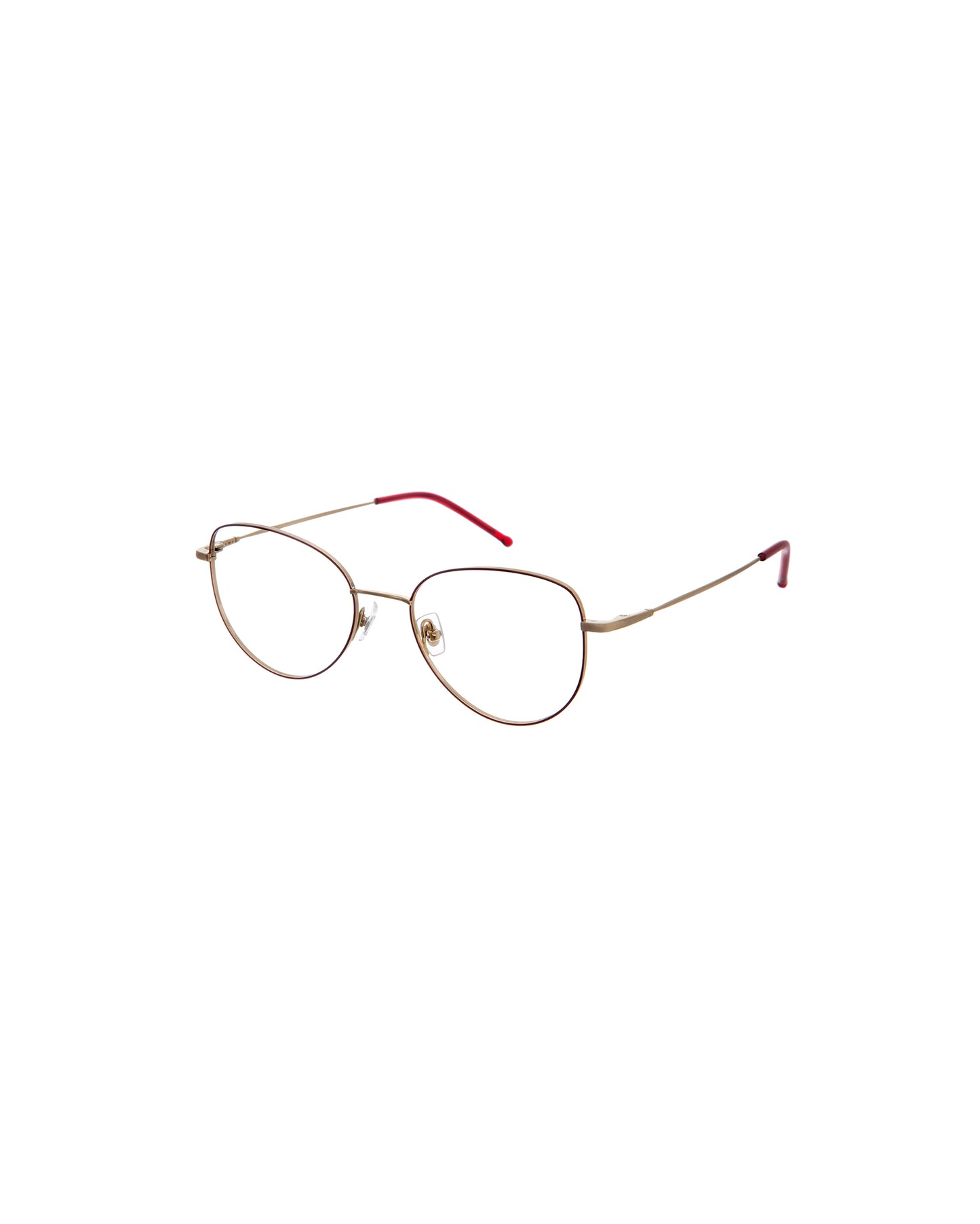 ASTRID: Cat Eye Titanio Rojo optical glasses by GIGI STUDIOS 1206