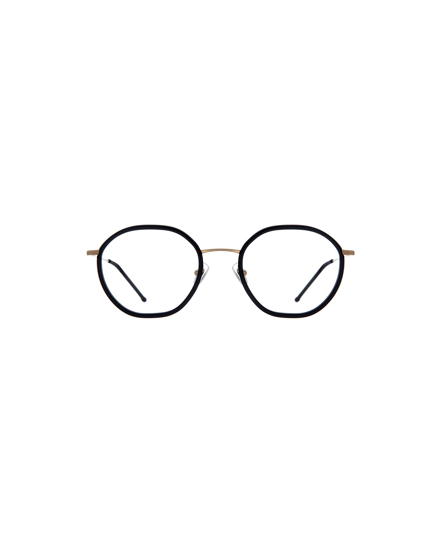 INDIA: Redondas Titanio-Acetato Noir optical glasses by GIGI STUDIOS 1208