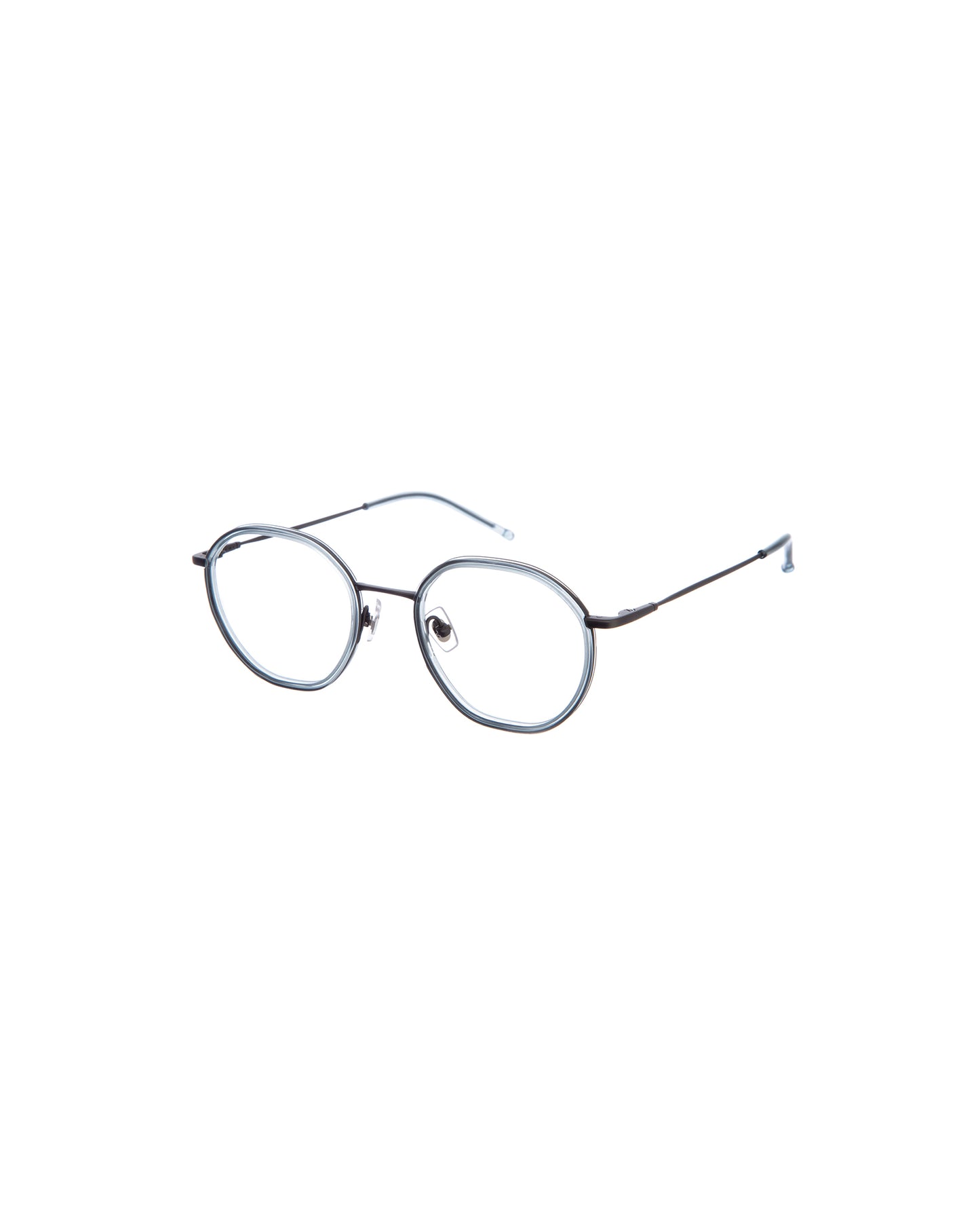 INDIA: Redondas Titanio-Acetato Grigio optical glasses by GIGI STUDIOS 1210