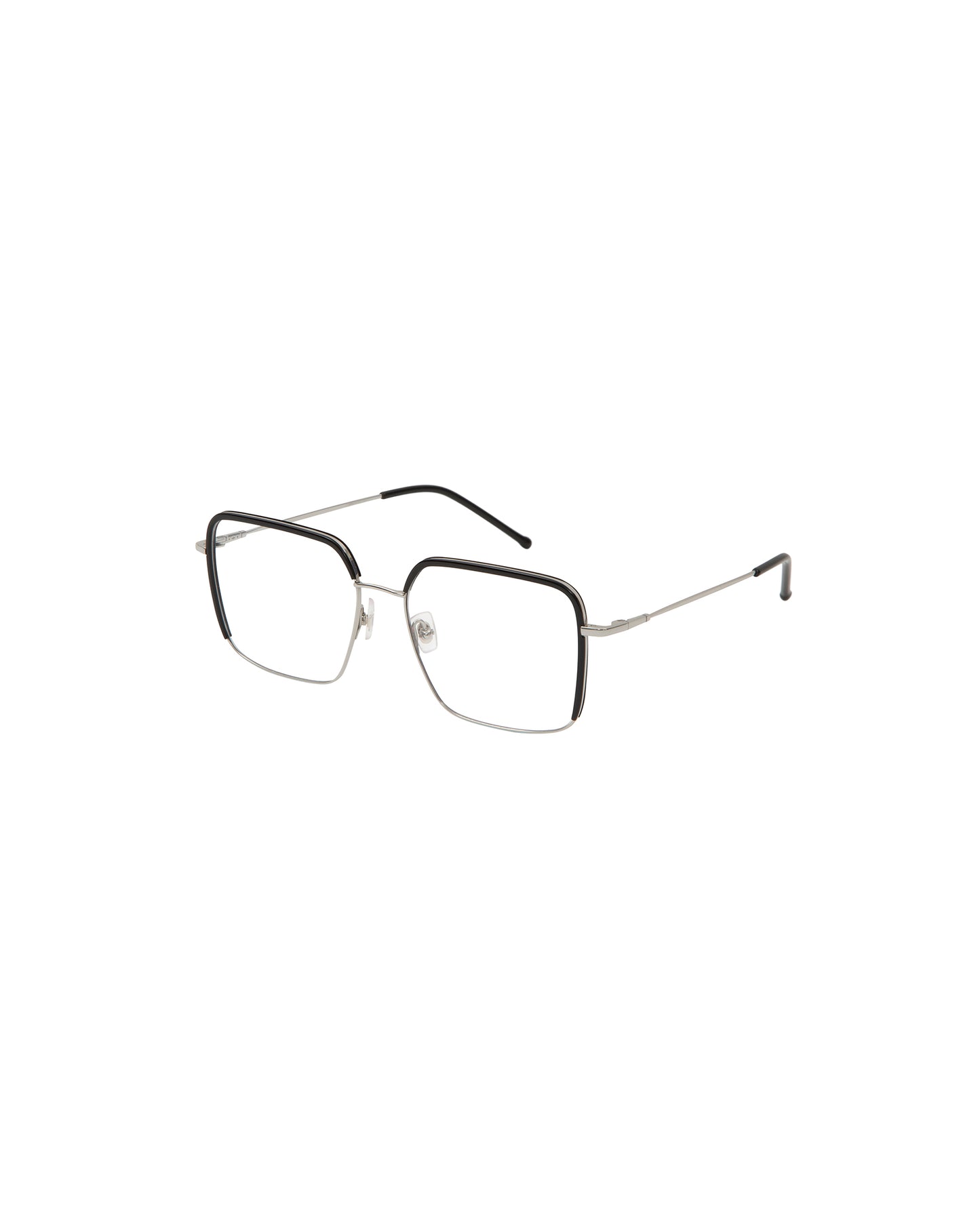 LIGHTS: Cuadrada Titanio-Acetato Noir optical glasses by GIGI STUDIOS 1232